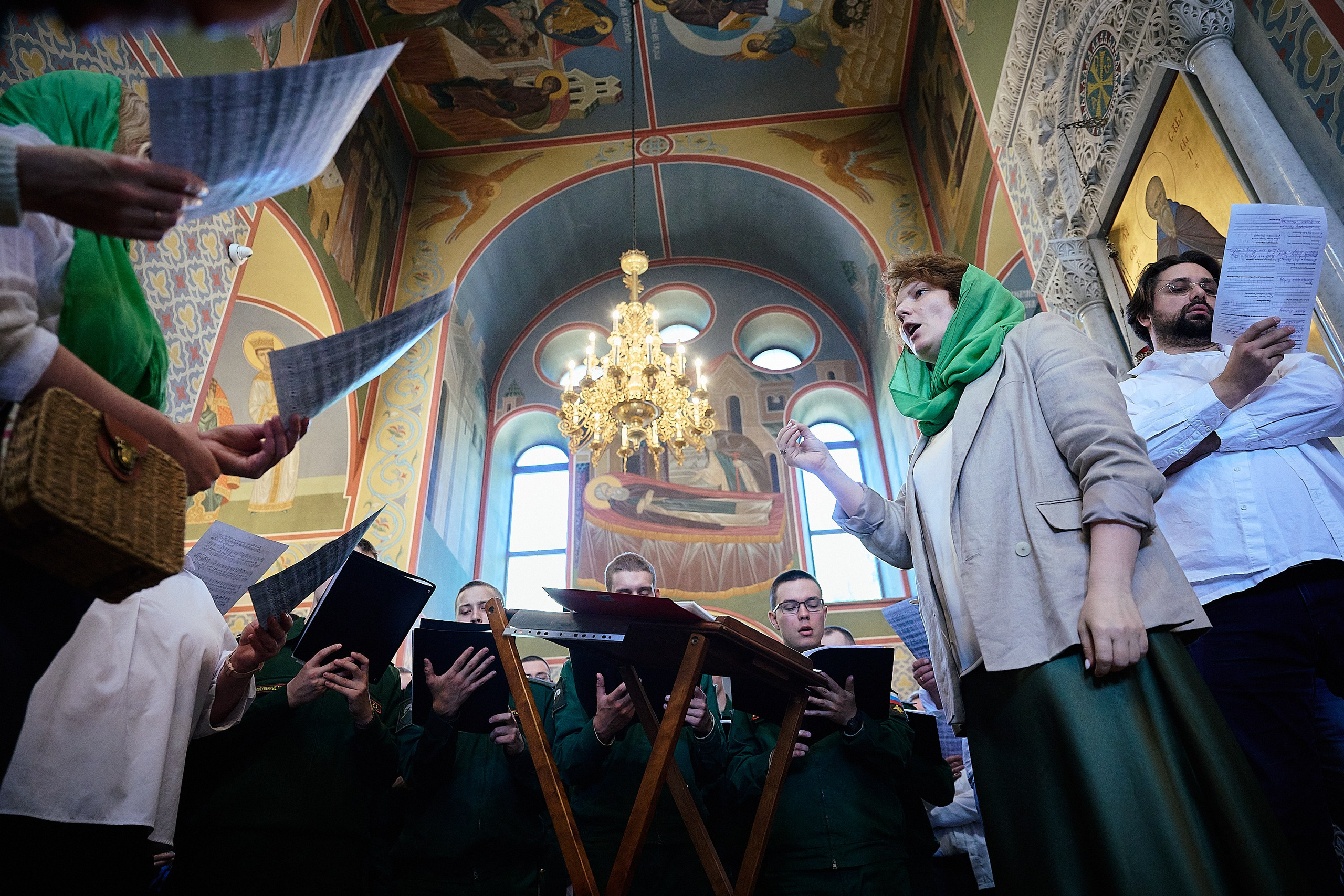 Престольный праздник в храме преподобного Сергия Радонежского в Солнцево. Фотограф Елена Думби