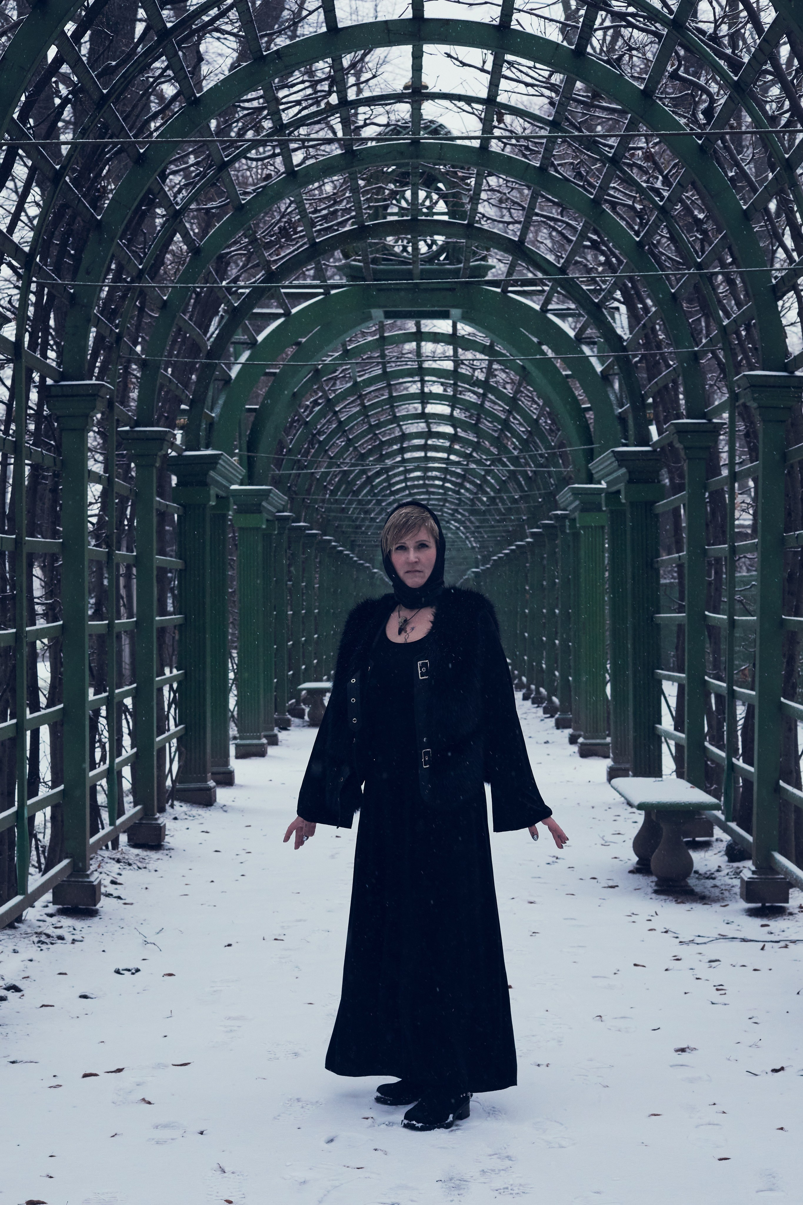 зимняя фотопрогулка в летнем саду для астролога