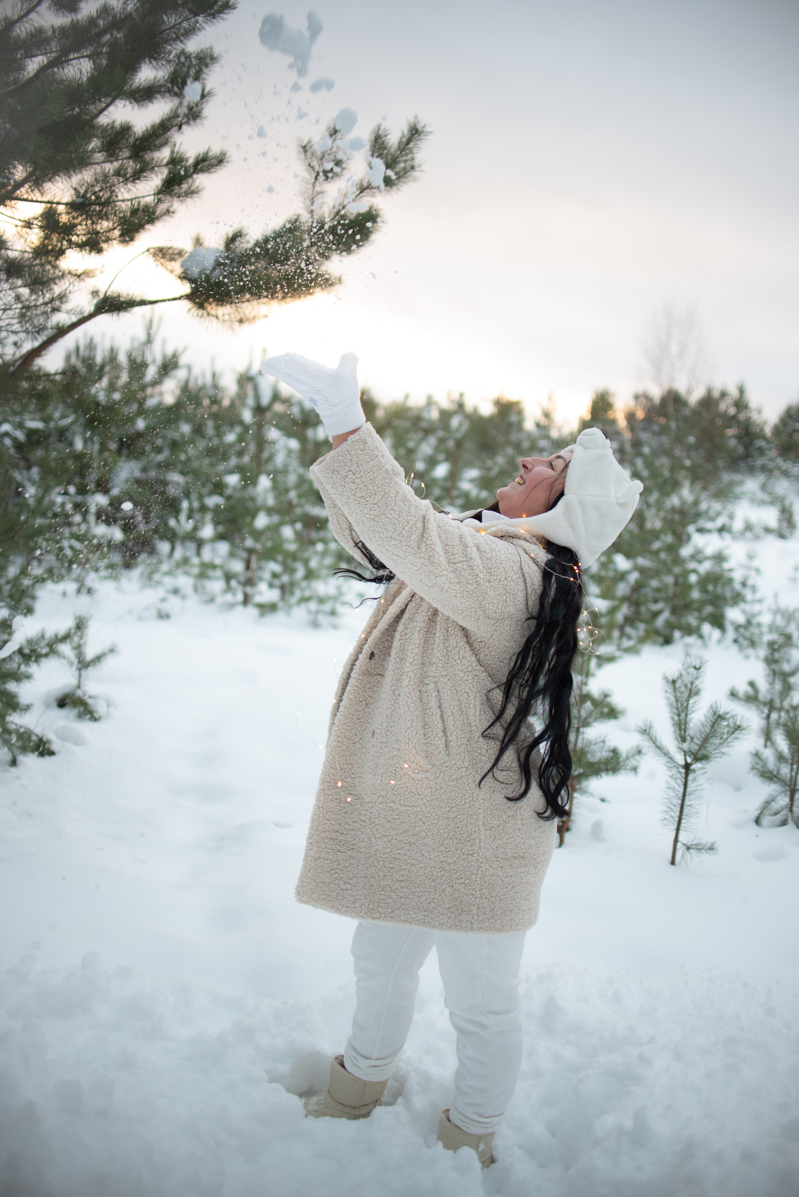 Зимняя фотосессия в лесу. Фотограф Макс Огурцов в Нижнем Новгороде