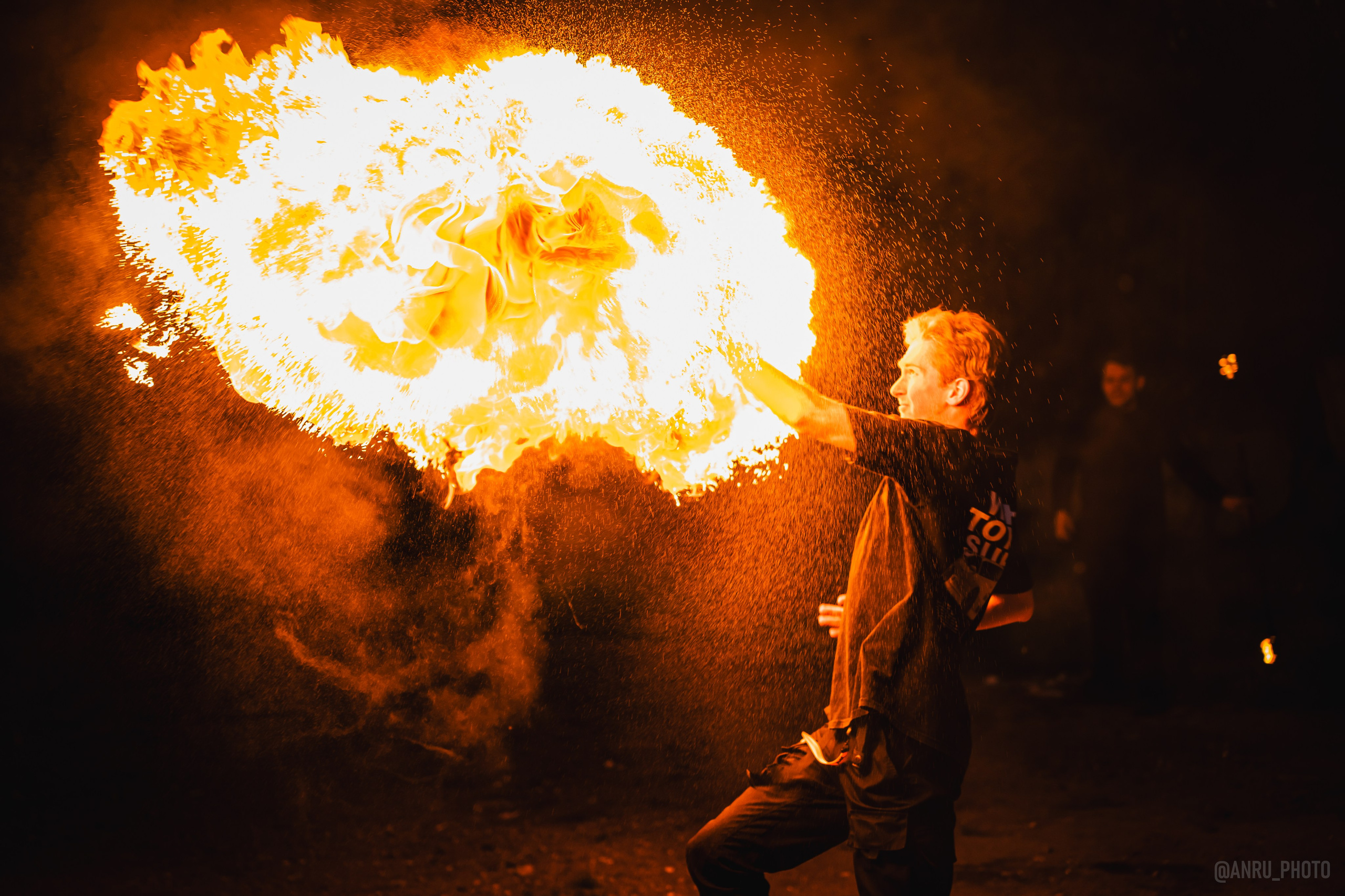 Огненная тренировка. Репортажный фотограф Анастасия Рубцова
