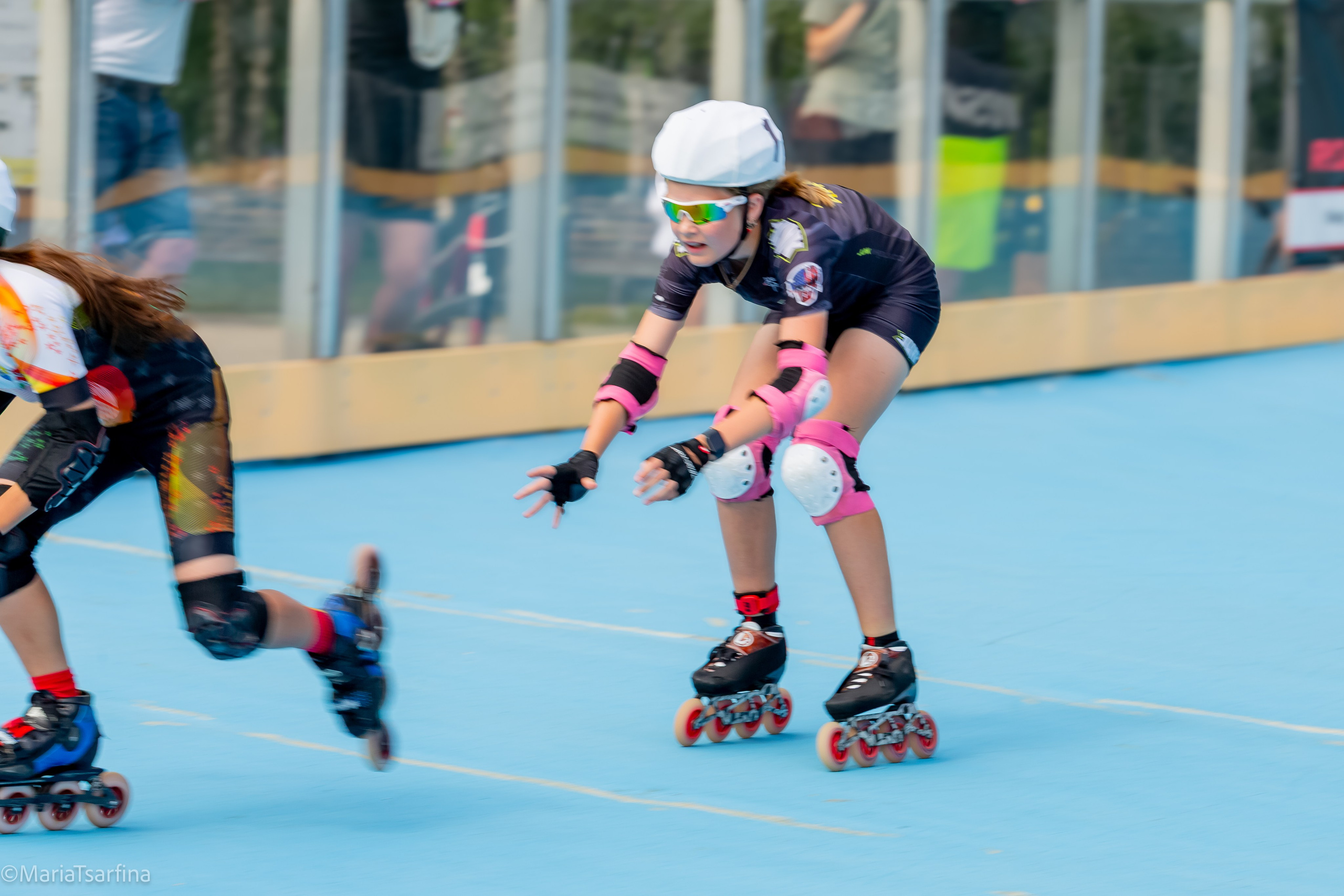 Международные соревнования по спидскейтингу. Солигорск, Беларусь. 2025. Спортивная съемка Мария Царфати