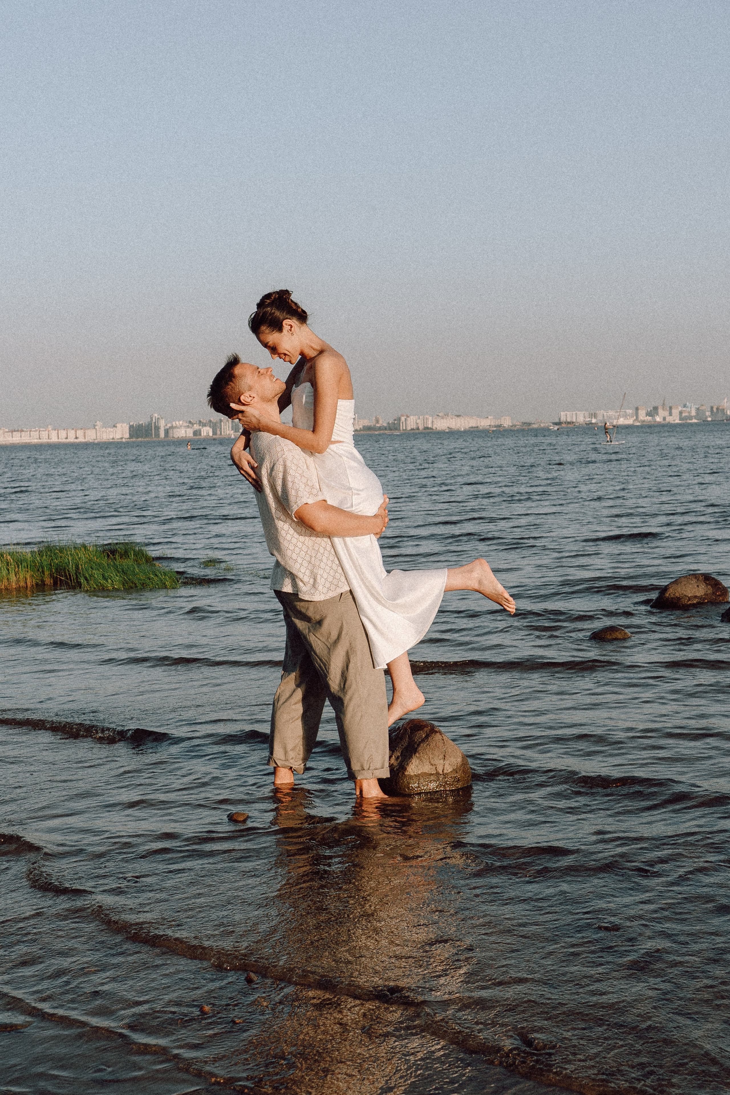 СВАДЕБНАЯ ФОТОСЕССИЯ ВЫЕЗДНОЙ ЦЕРЕМОНИИ (ФИНСКИЙ ЗАЛИВ). Профессиональный фотограф, Санкт-Петербург — Виктория Богомолова