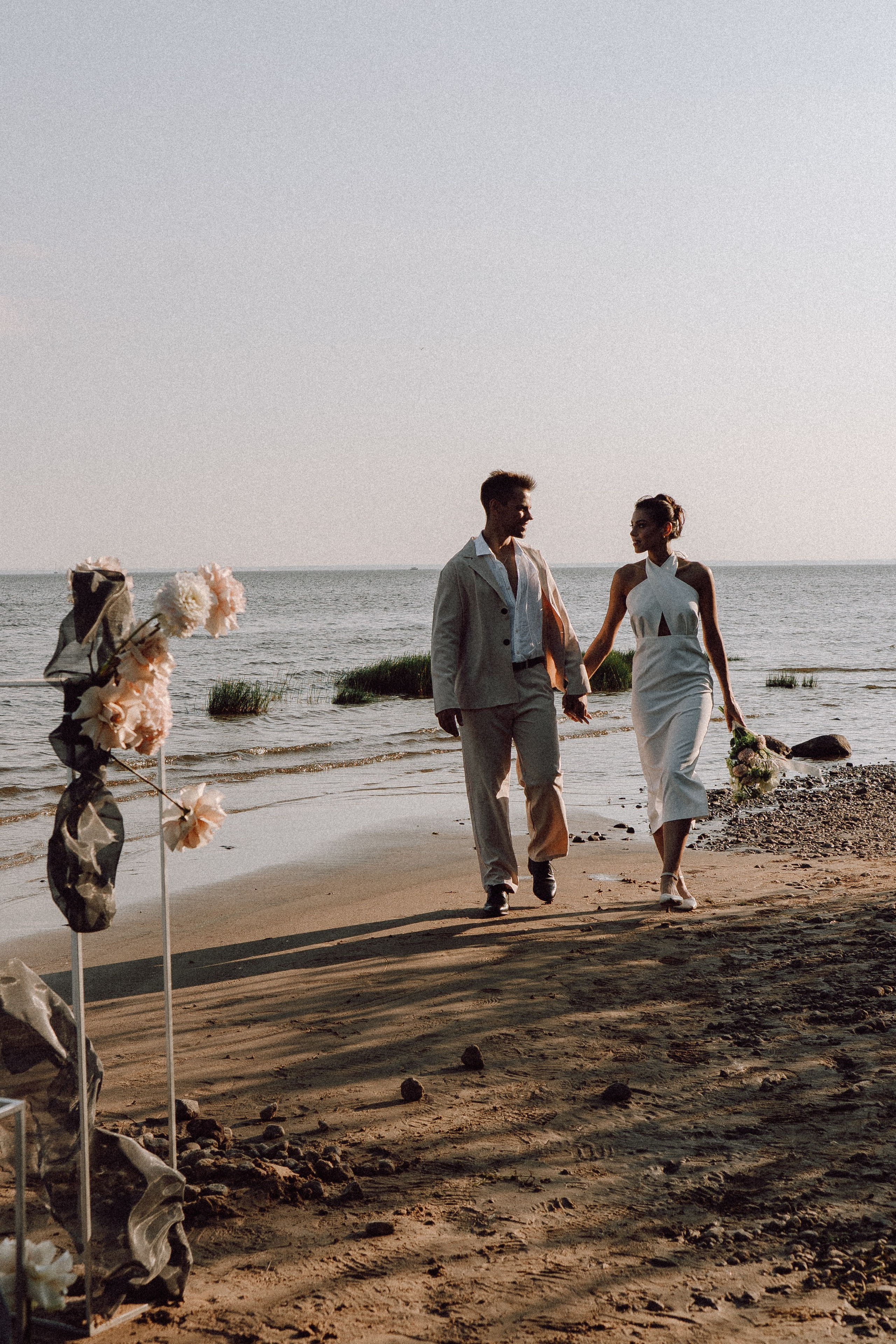 СВАДЕБНАЯ ФОТОСЕССИЯ ВЫЕЗДНОЙ ЦЕРЕМОНИИ (ФИНСКИЙ ЗАЛИВ). Профессиональный фотограф, Санкт-Петербург — Виктория Богомолова