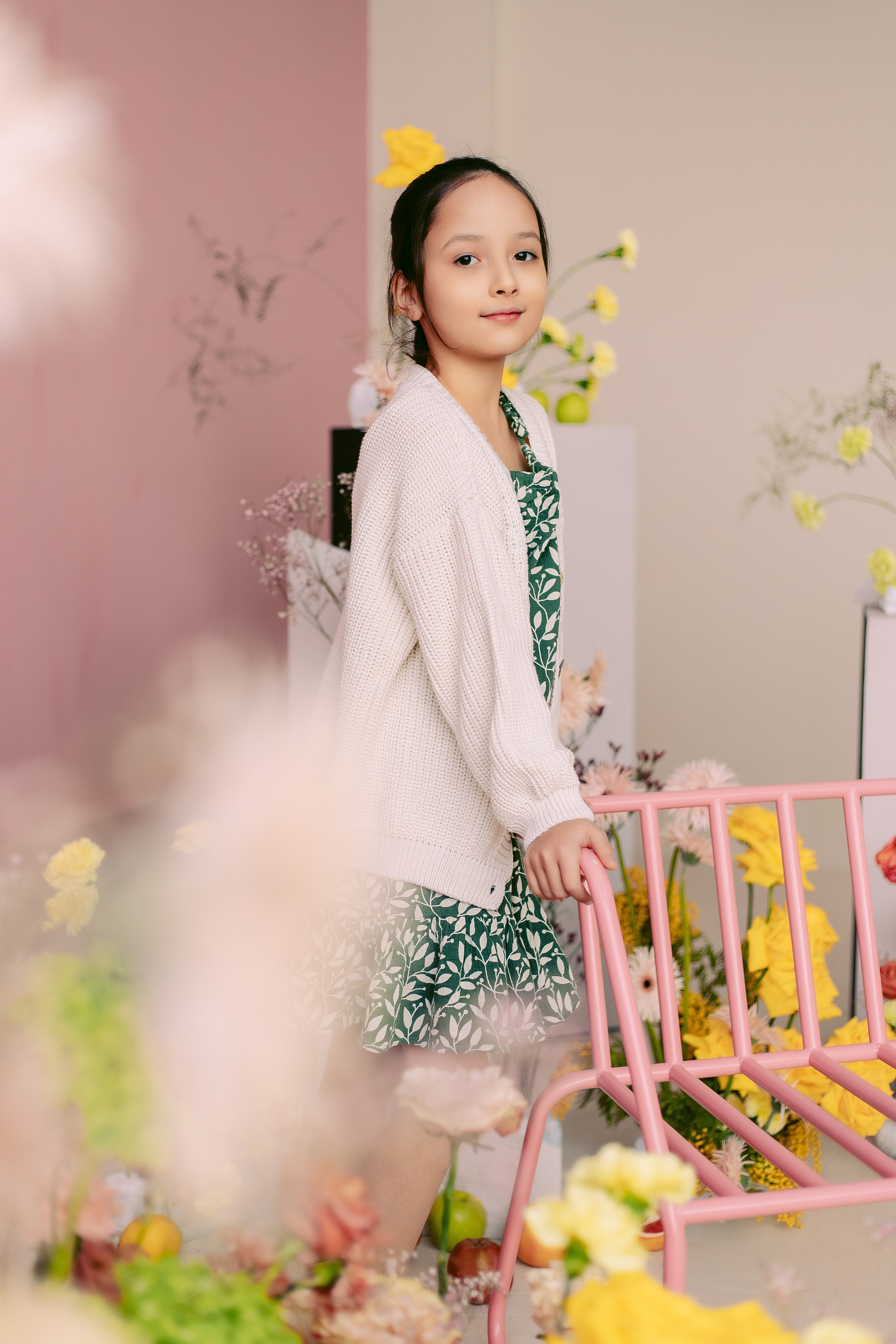 Цветочная фотосессия в фотостудии. Семейная фотосессия. Фотограф в Санкт-Петербурге, Анна Скворцова