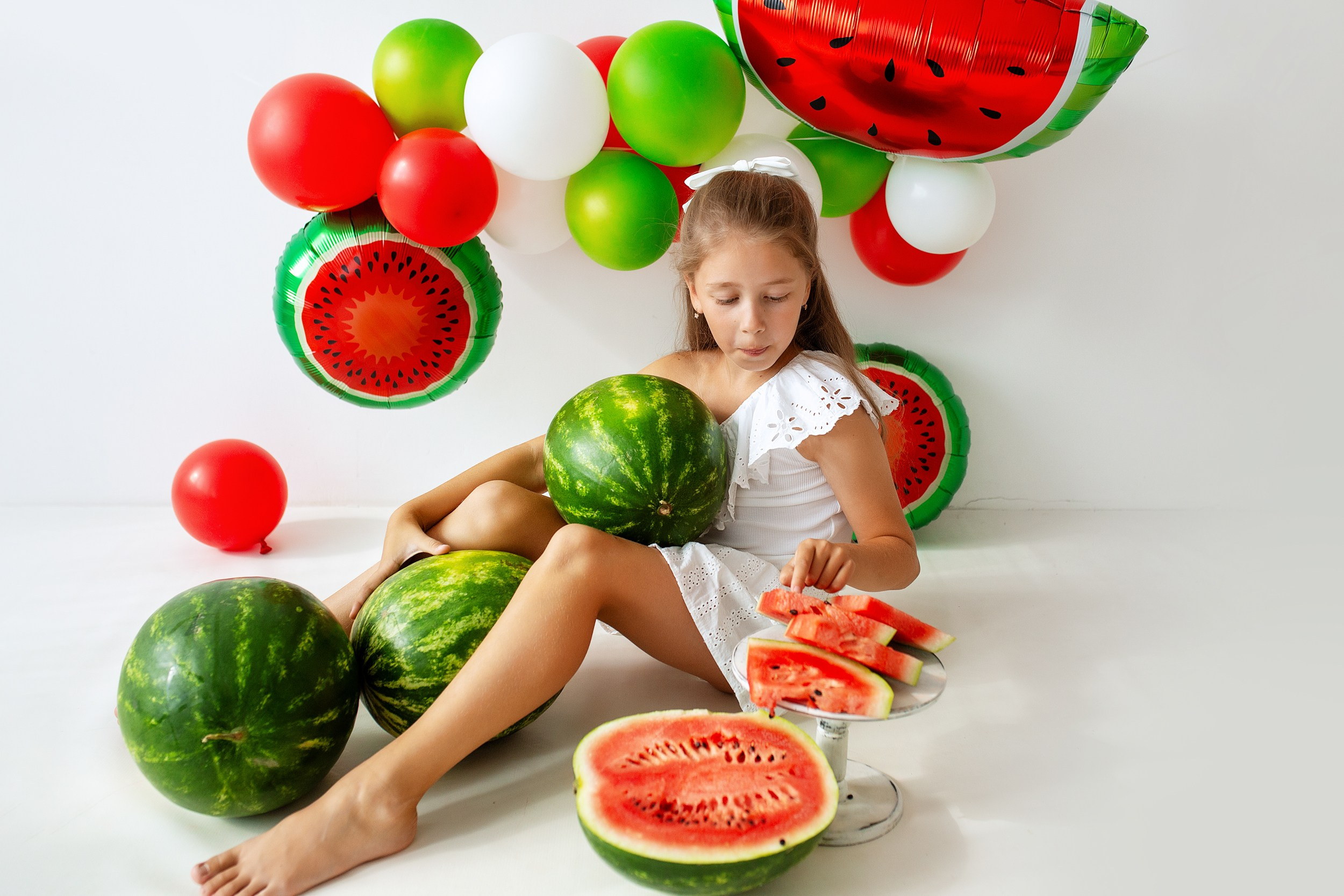 КОСТЯ и арбузы. Фотограф новорожденных Оксана Полевская