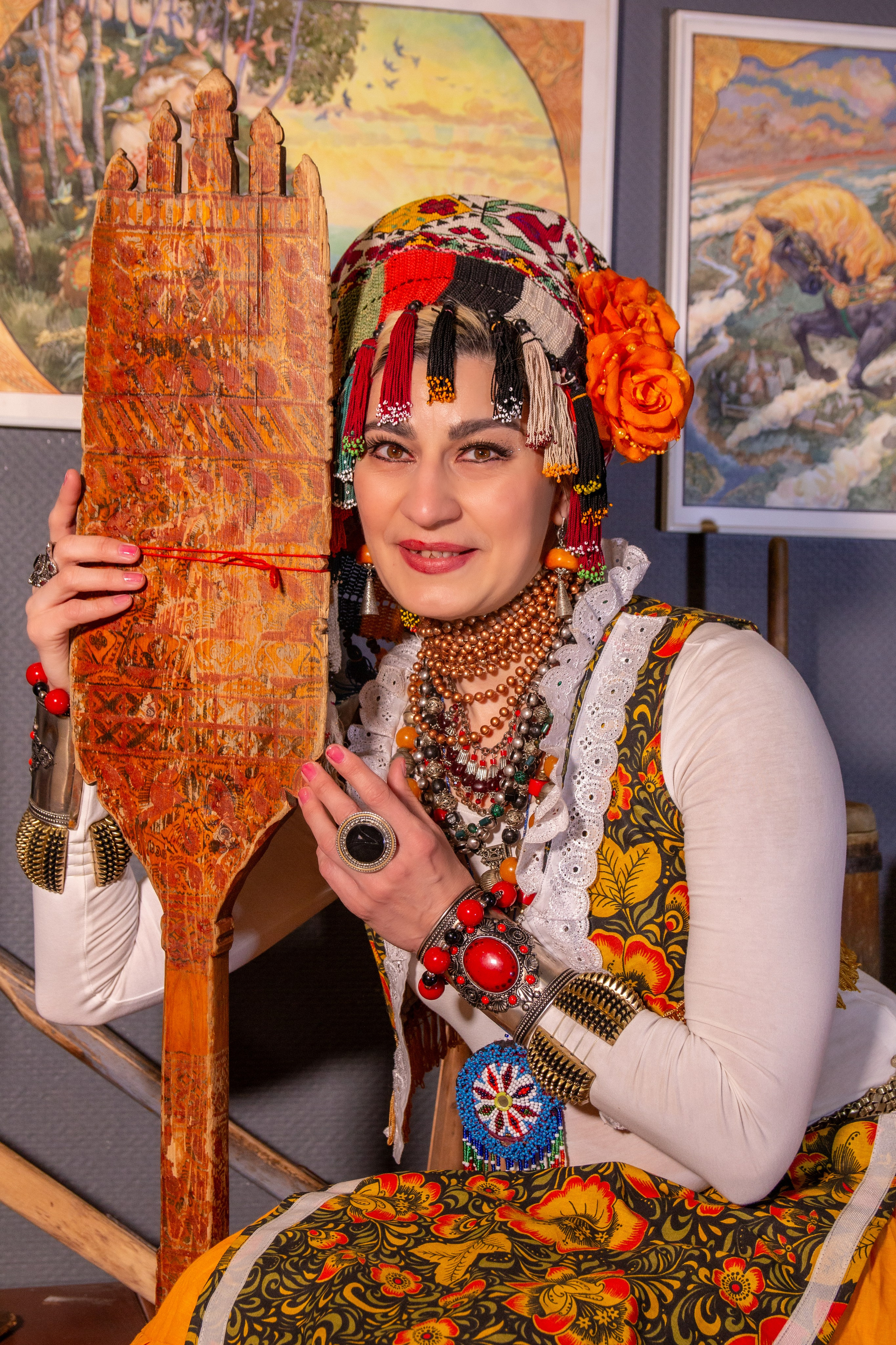 Танец в музее. Музей славянской мифологии. Модель Лана Чернявская. Ваш фотограф Северск | Томск