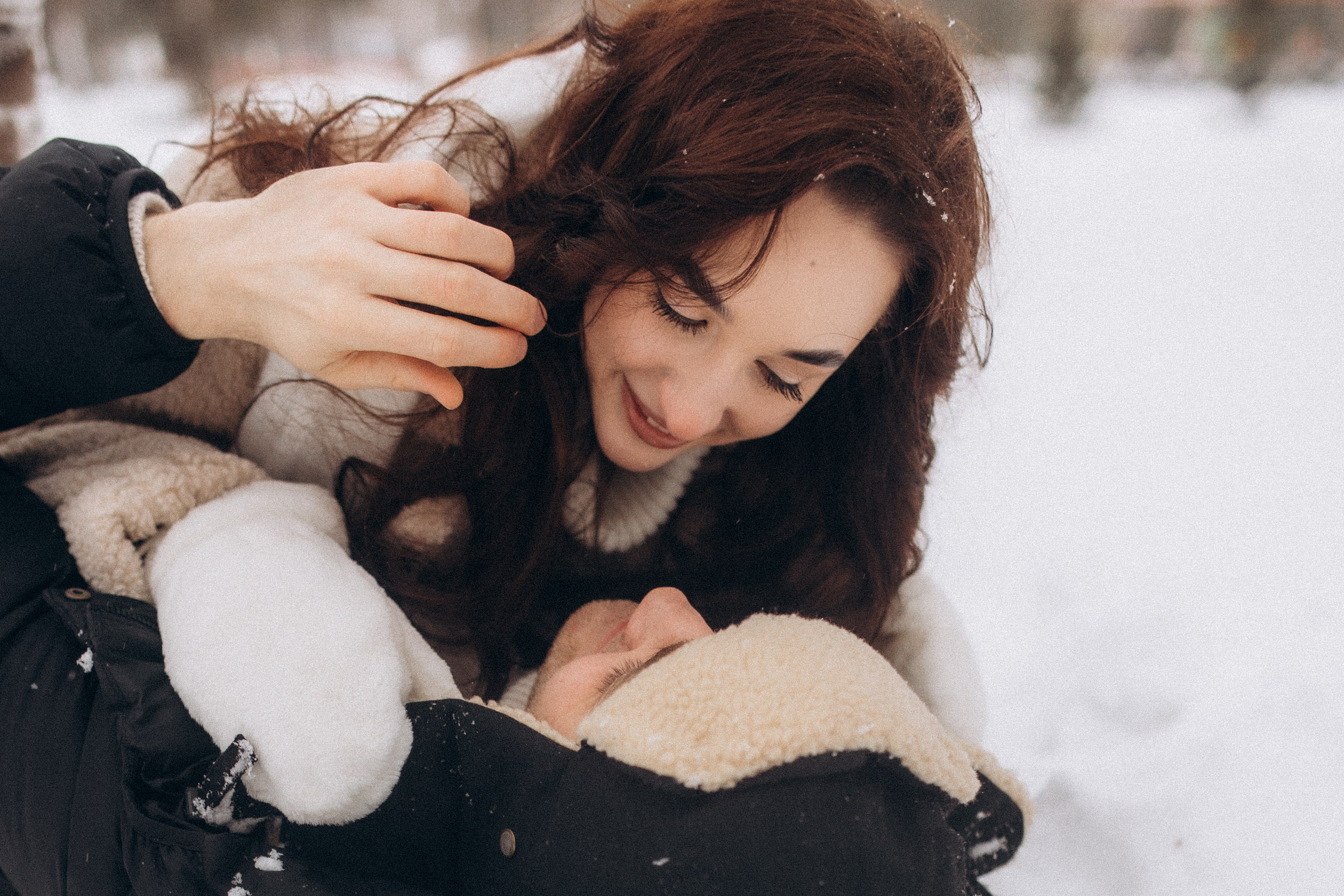 Зимняя история любви. Семейный фотограф lifestyle в Новосибирске Елена Шпилевая