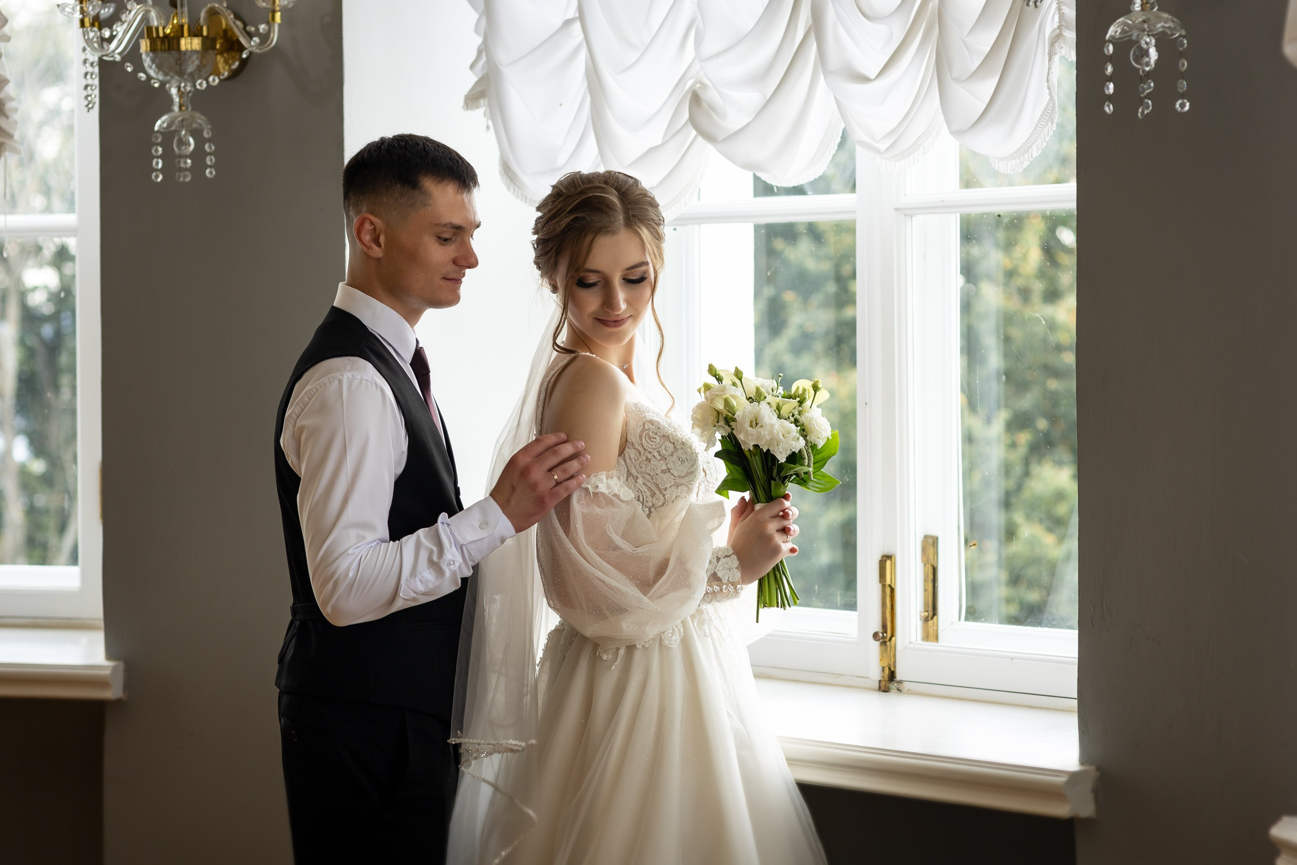 Дворец Бобринских. Свадебная фотосъёмка в Москве, Туле