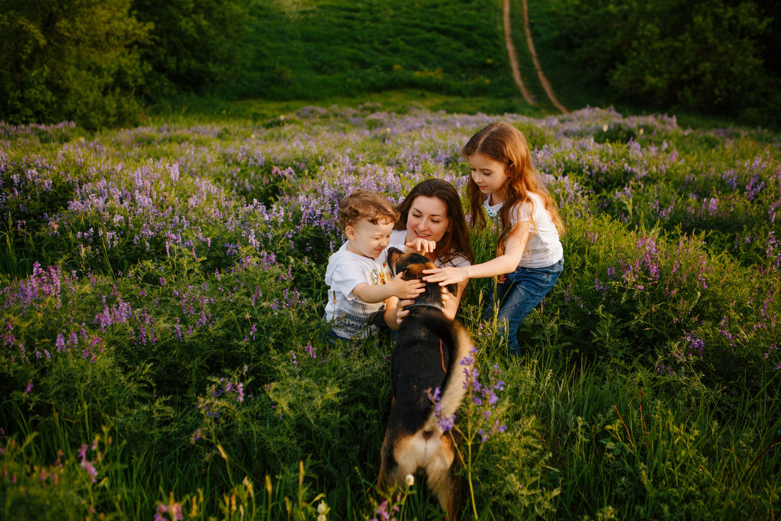 Ира, Саша, Ксюша, Макс. Фотограф Александра Рышкова
