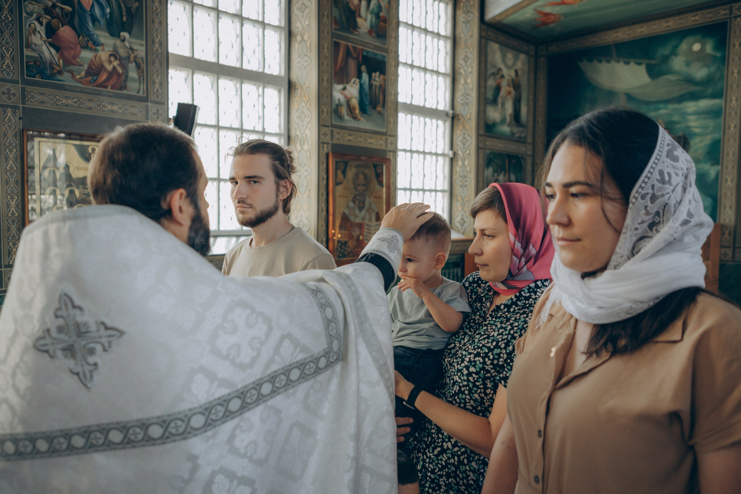 Крещение Николая и Даниила. Семейный фотограф и фотограф на роды в Ростове-на-Дону Мухина Виктория
