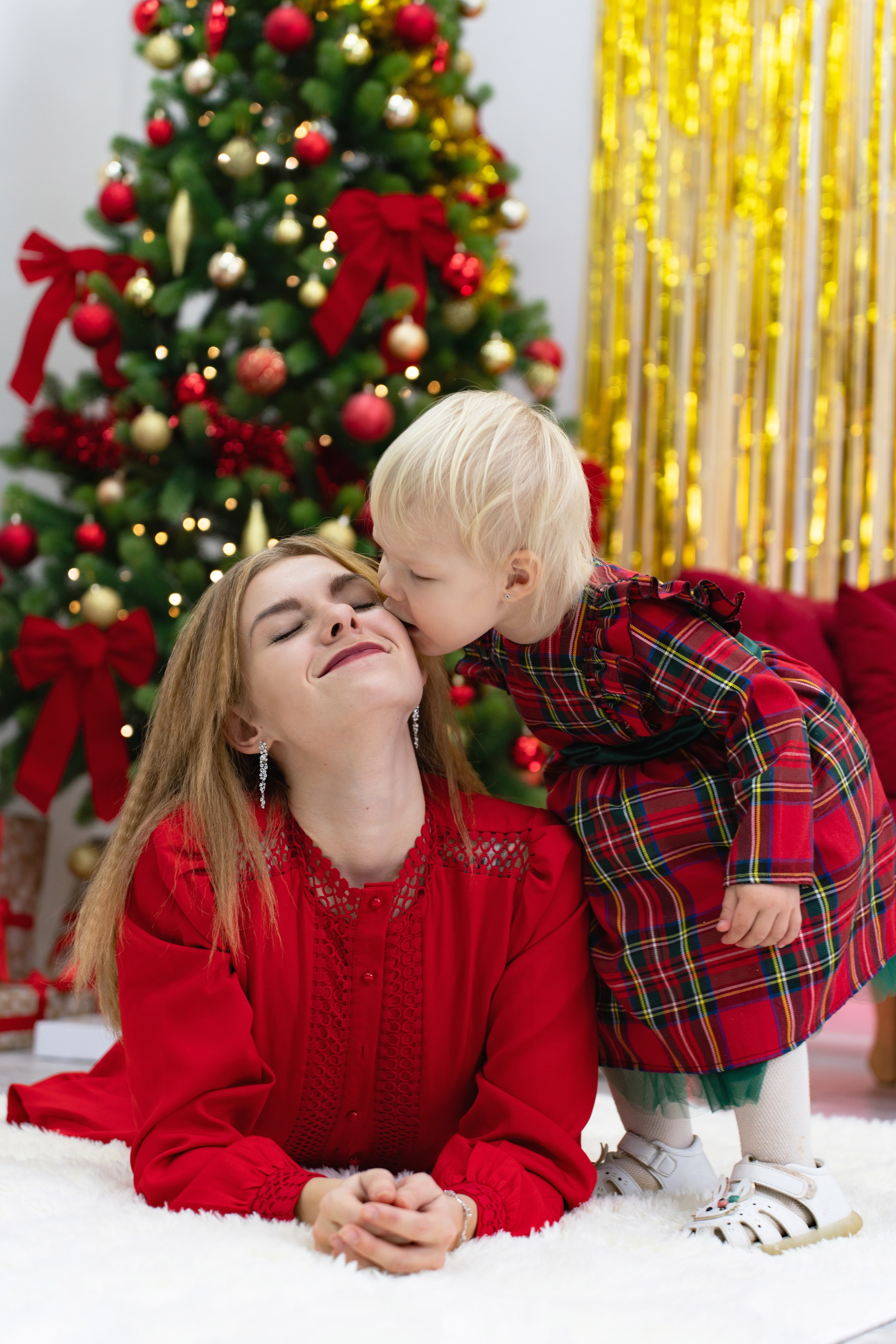 Новогодняя фотосессия в студии