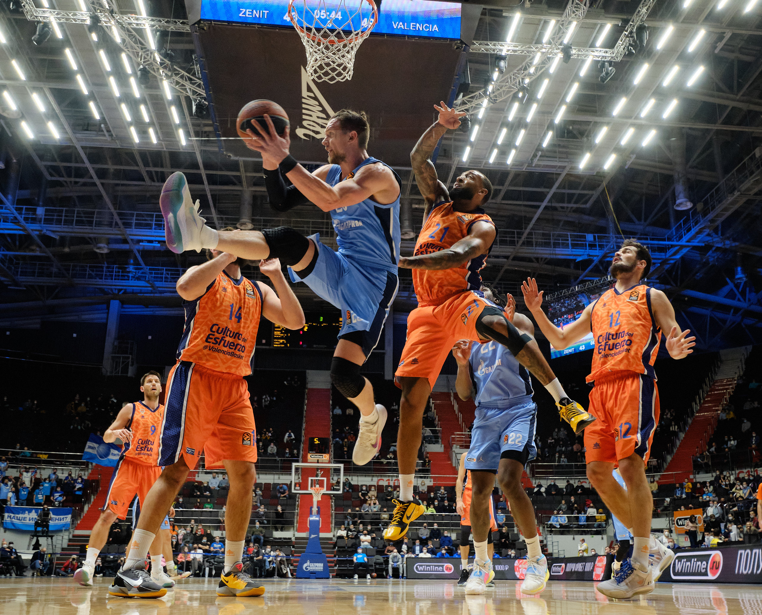 Баскетбольная евролига. Сергей Грачев профессиональный фотограф в Санкт-Петербурге