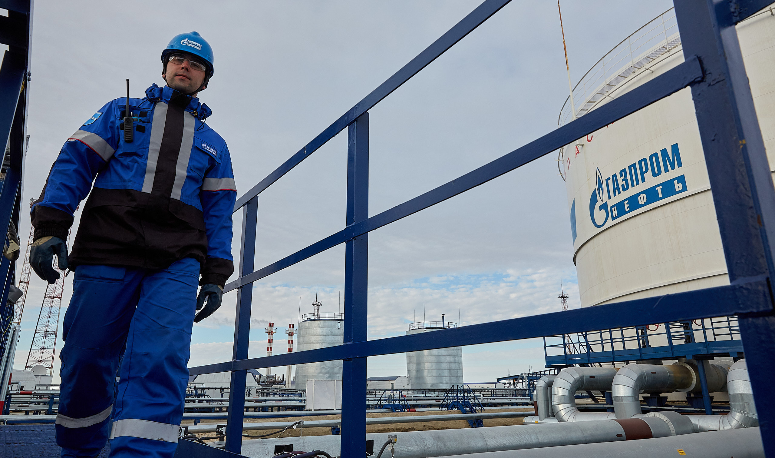 Нефтяное месторождение Газпром-нефть Новый порт на полуострове Ямал