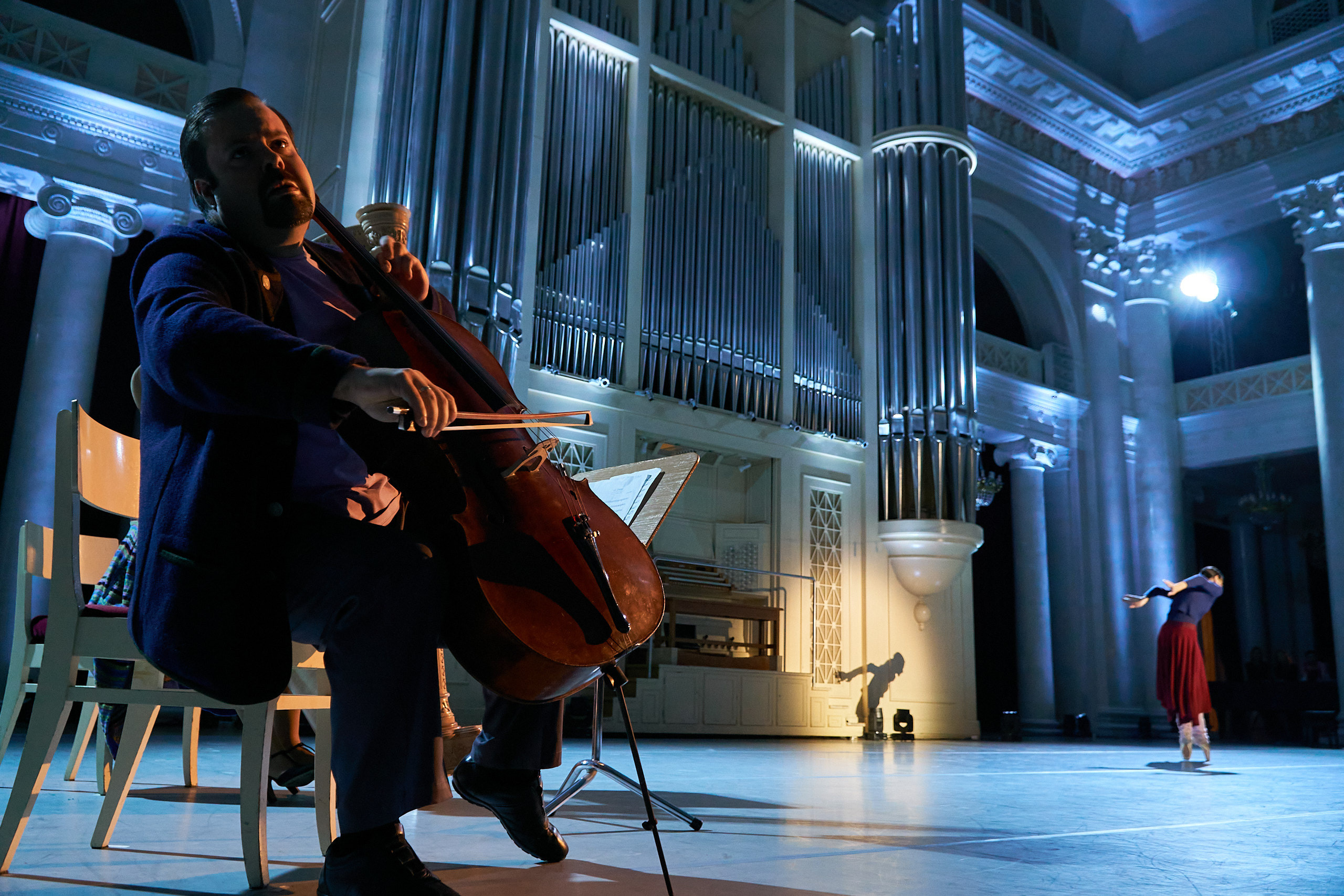 Борислав Струлев и Юлия Махалина на репетиции.Санкт-Петербург 2016