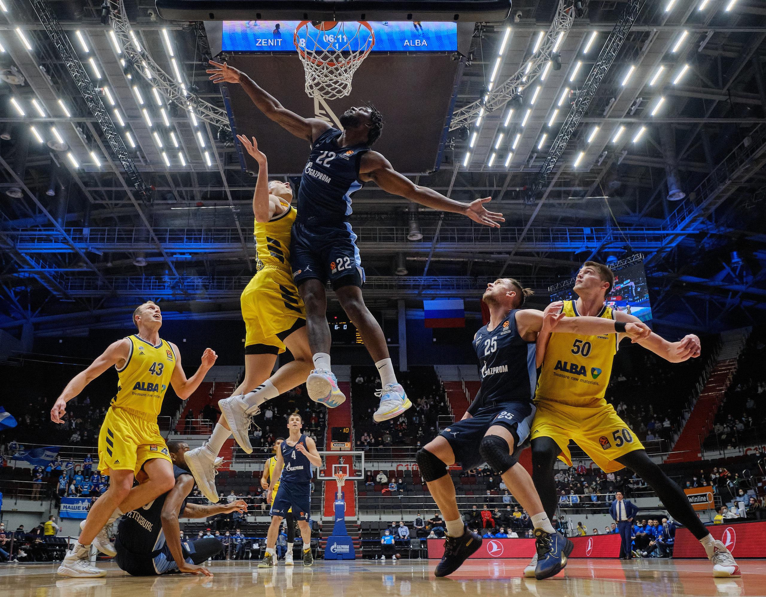 Баскетбольная евролига. Сергей Грачев профессиональный фотограф в Санкт-Петербурге