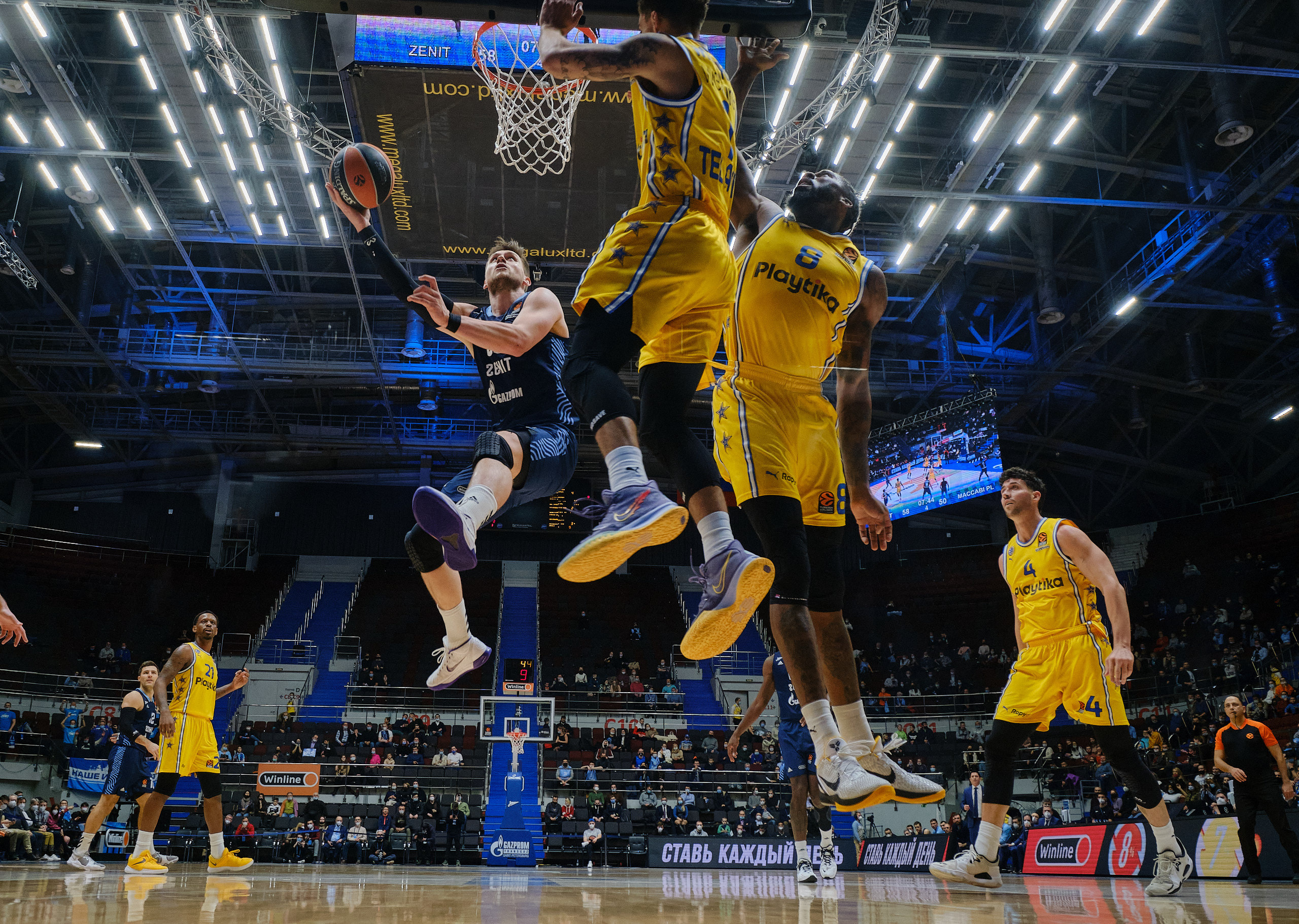 Баскетбольная евролига. Сергей Грачев профессиональный фотограф в Санкт-Петербурге