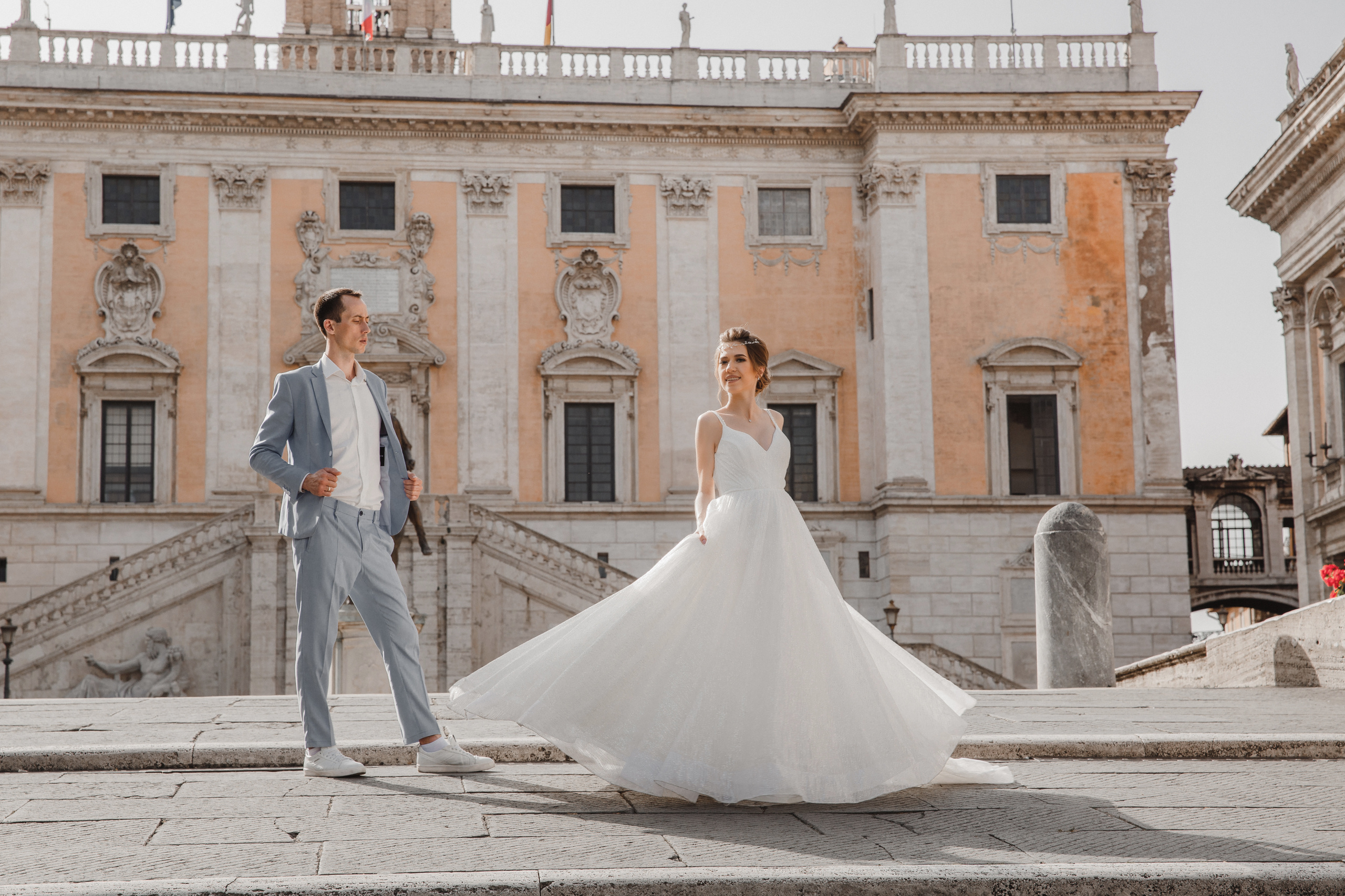 Roma. Photographer and videographer for wedding in Italy: Rome, Milan, Venic