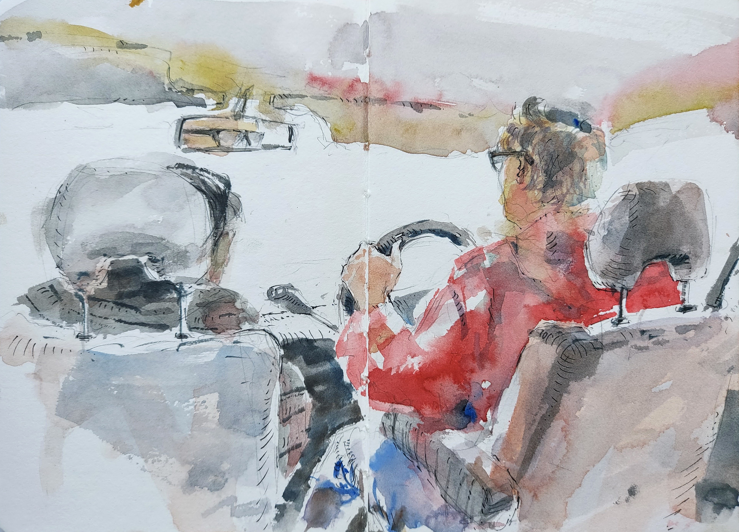 Quick Sketches. Alexander Manaenkov | Watercolor Artist from Siberia