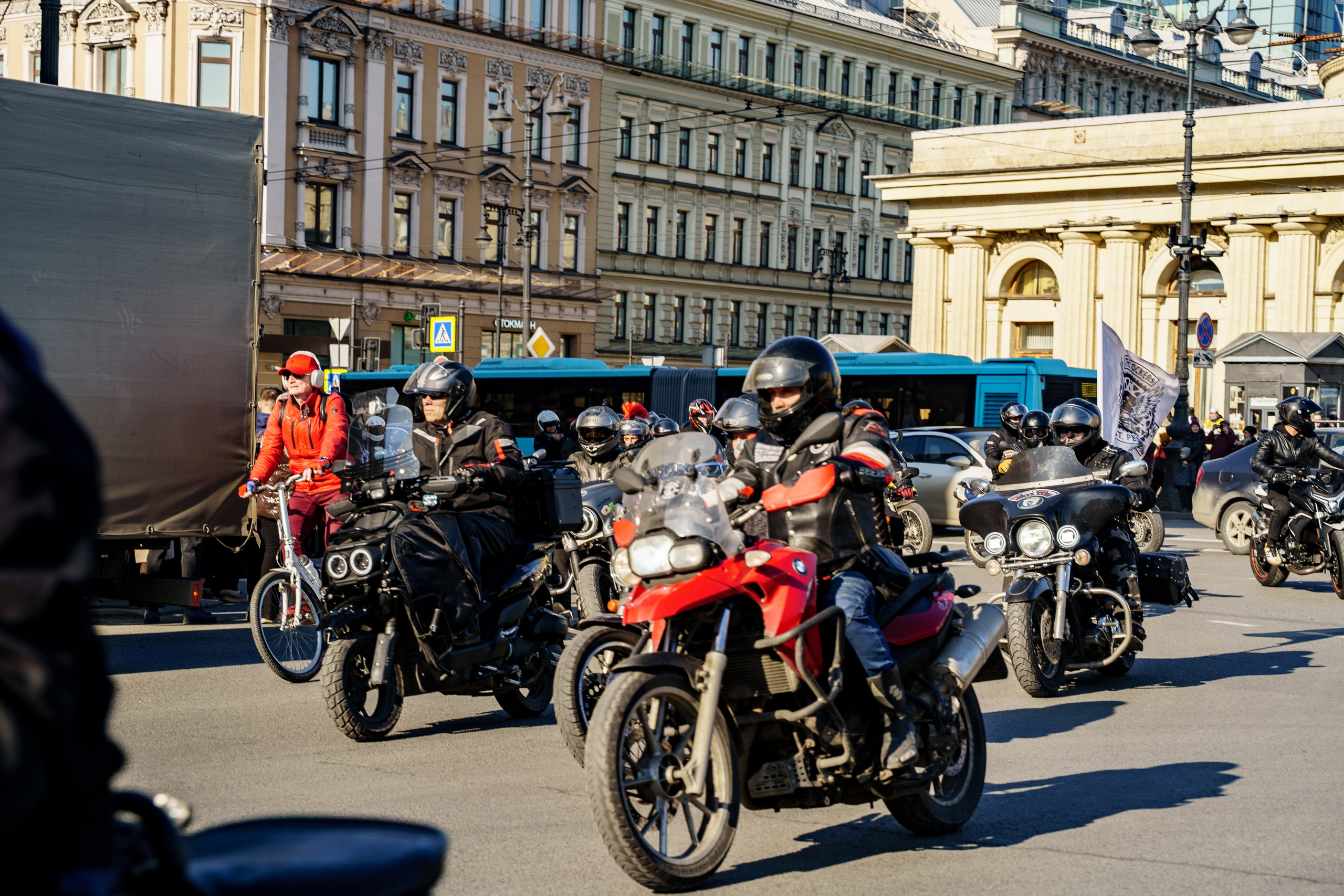 Прохват мотоклуба Norman Riders ч.1. Концертный и репортажный фотограф в Санкт-Петербурге Слава Пахомов