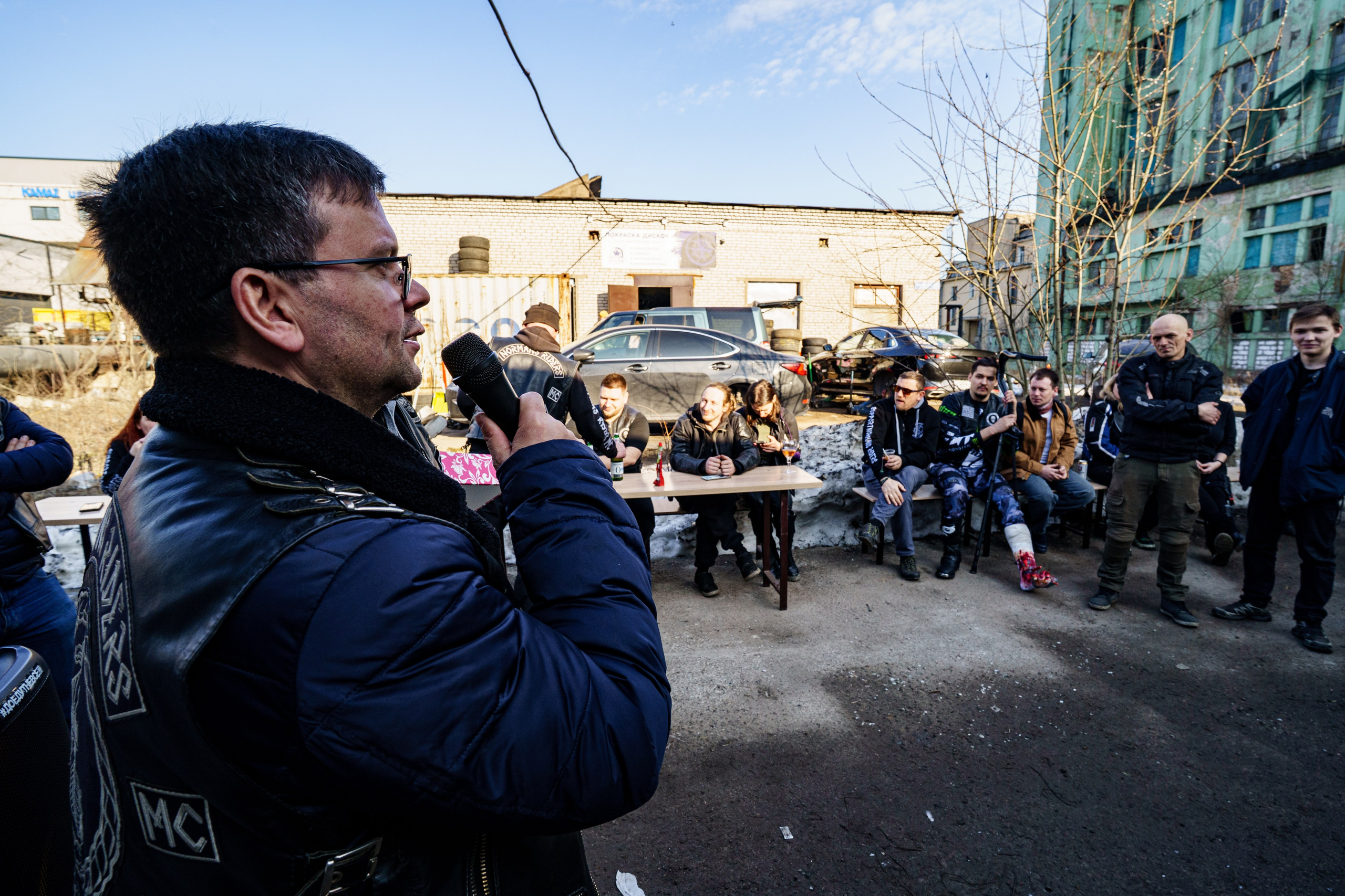 Прохват мотоклуба Norman Riders ч.2. Концертный и репортажный фотограф в Санкт-Петербурге Слава Пахомов