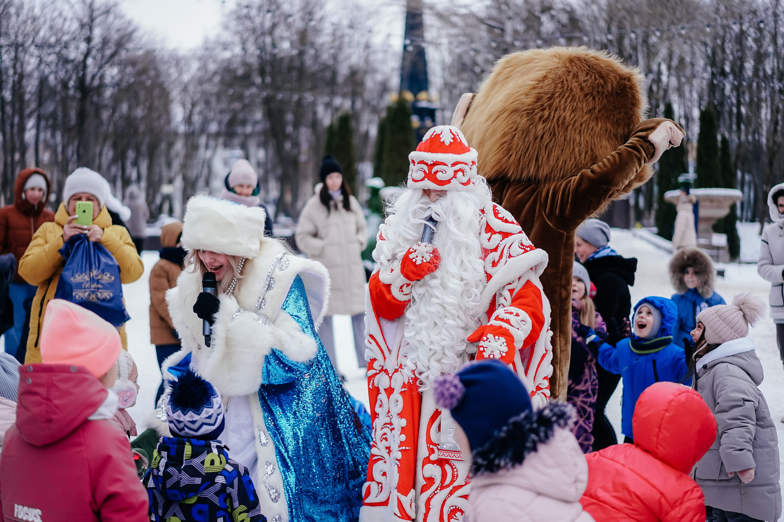 «Предновогодний переполох» Лопатинский сад, 14.12.2024. Фотограф и видеограф Смоленск | Студия Цезарь