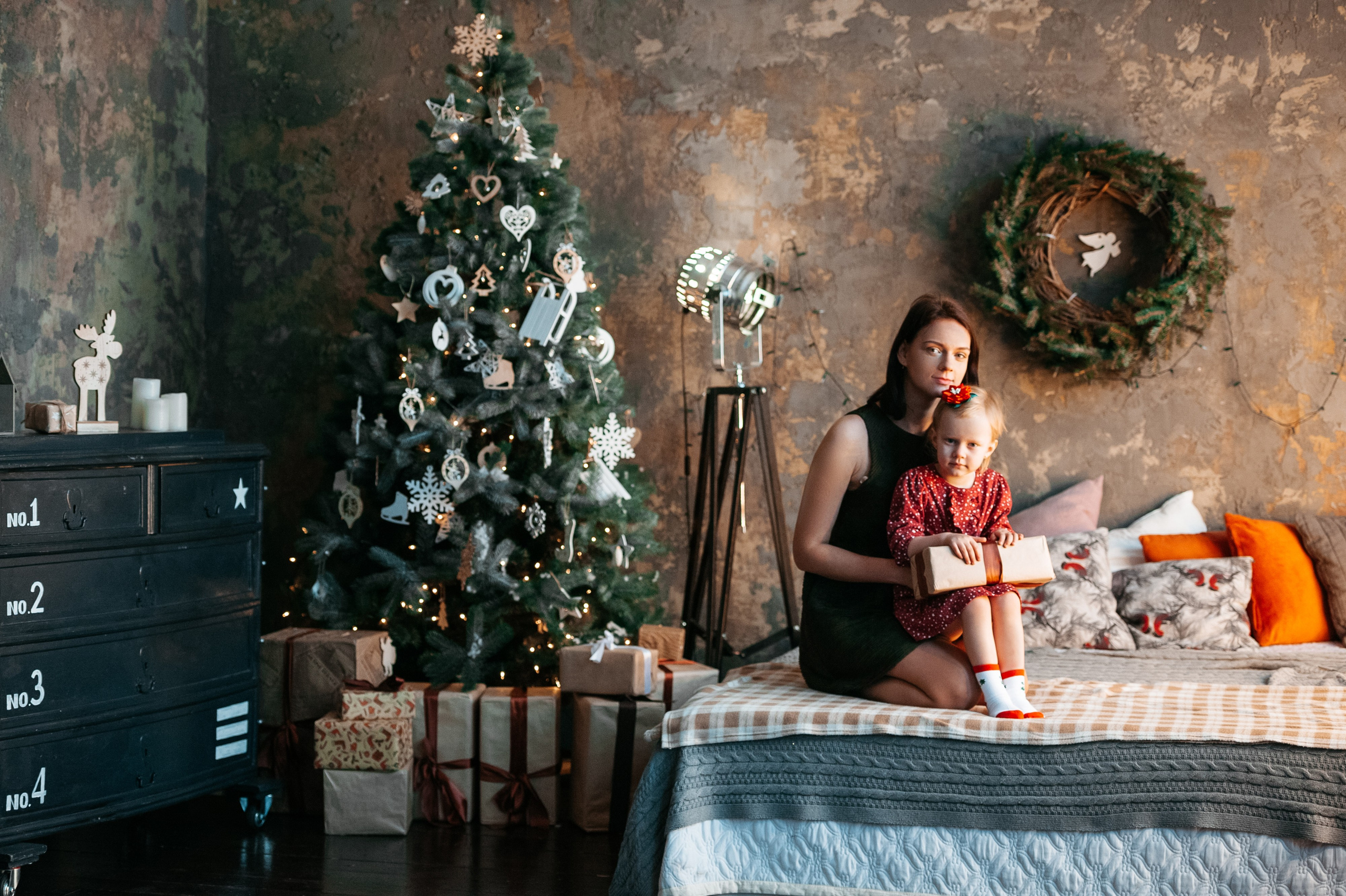 Новогодняя семейная фотосессия минск недорого