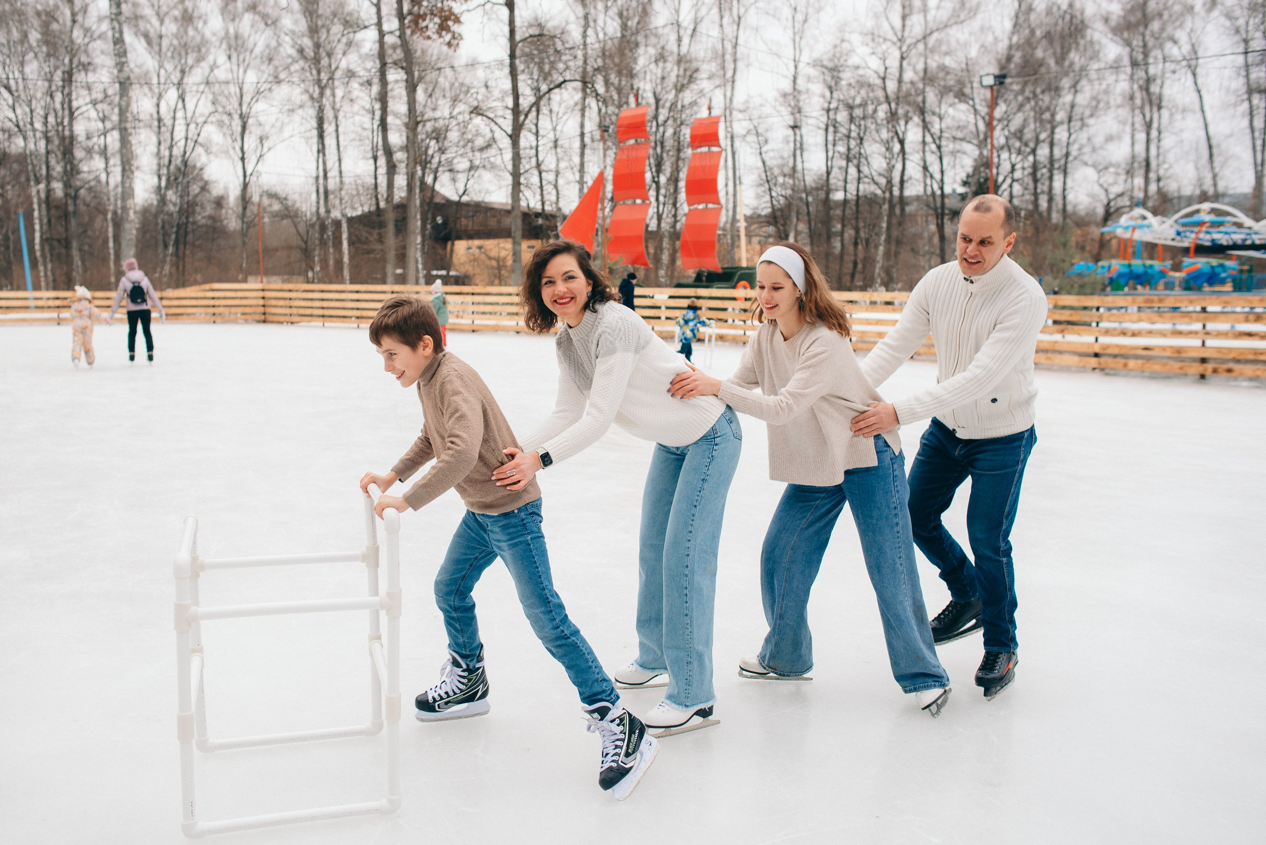 Семейная фотосессия на природе. Семейный и детский фотограф в Обнинске, Калуге, Москве