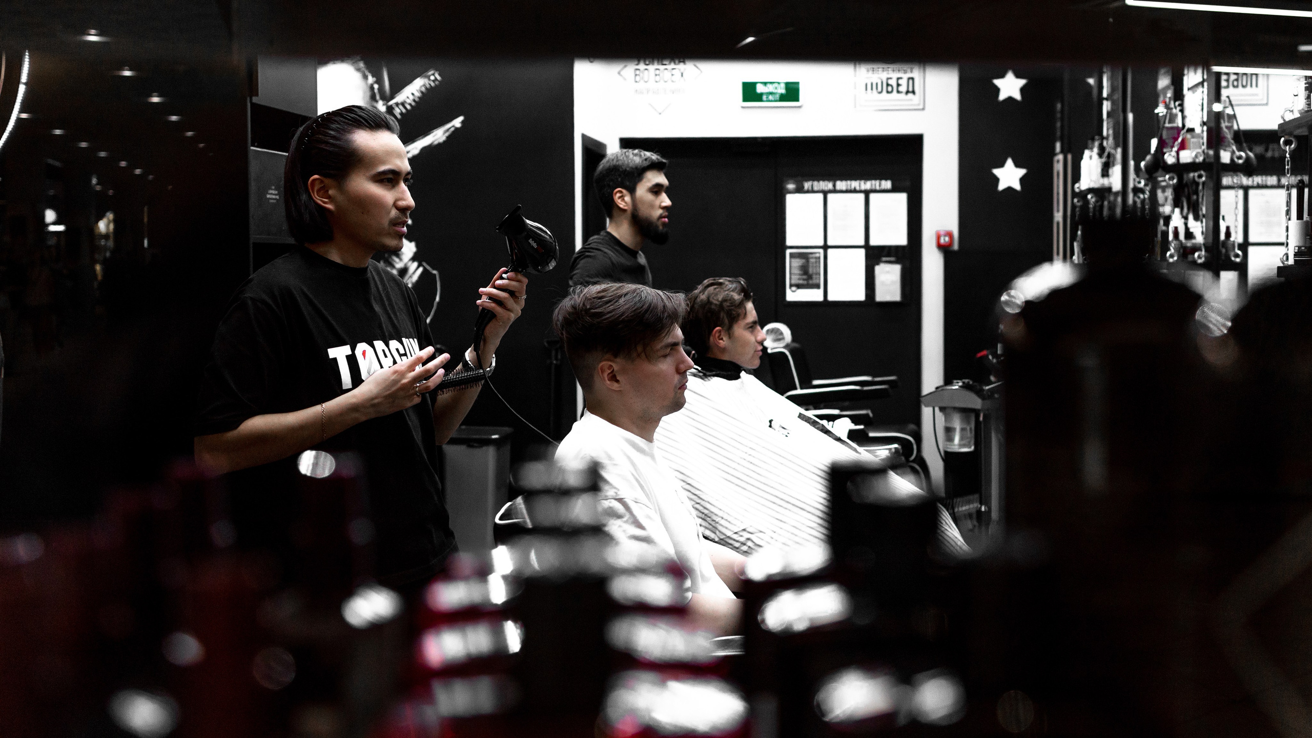 Барбершоп TopGun. Фотограф Нина Крутая Москва