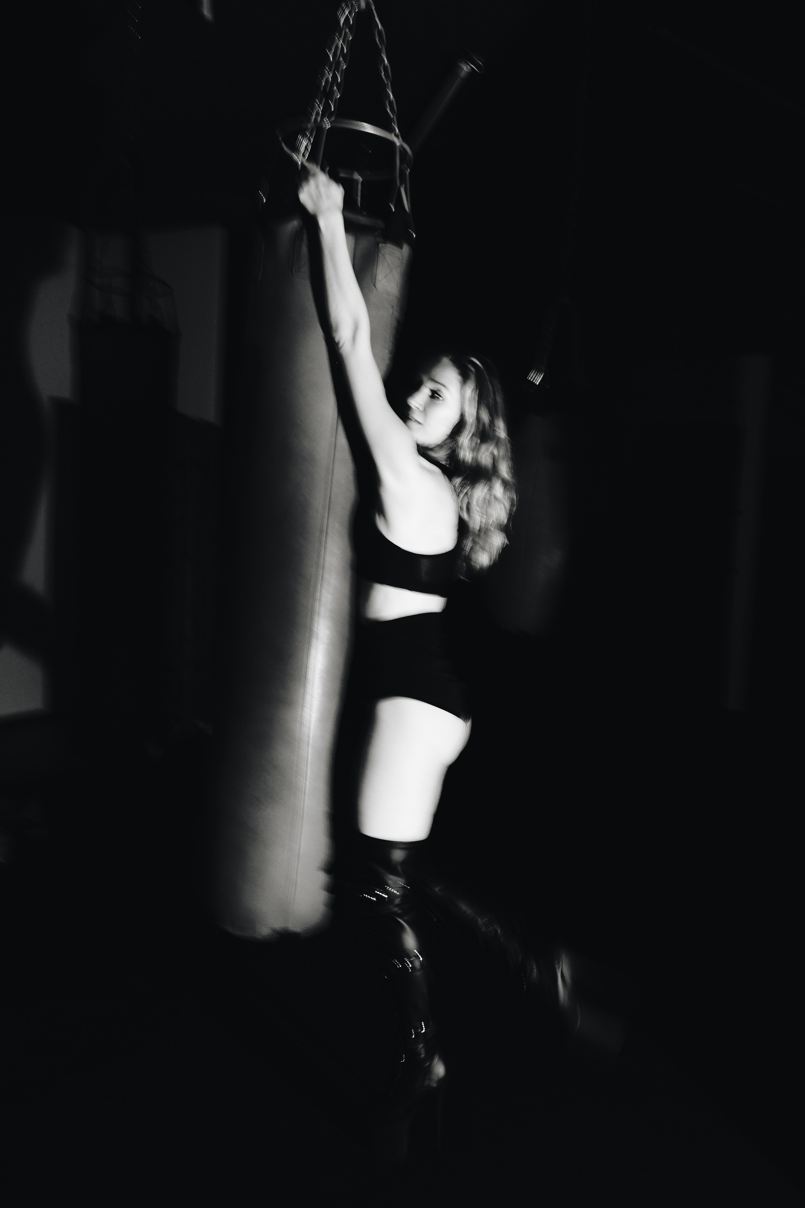 Дарья. Боксерский ринг. Фотограф Наташа Лисица