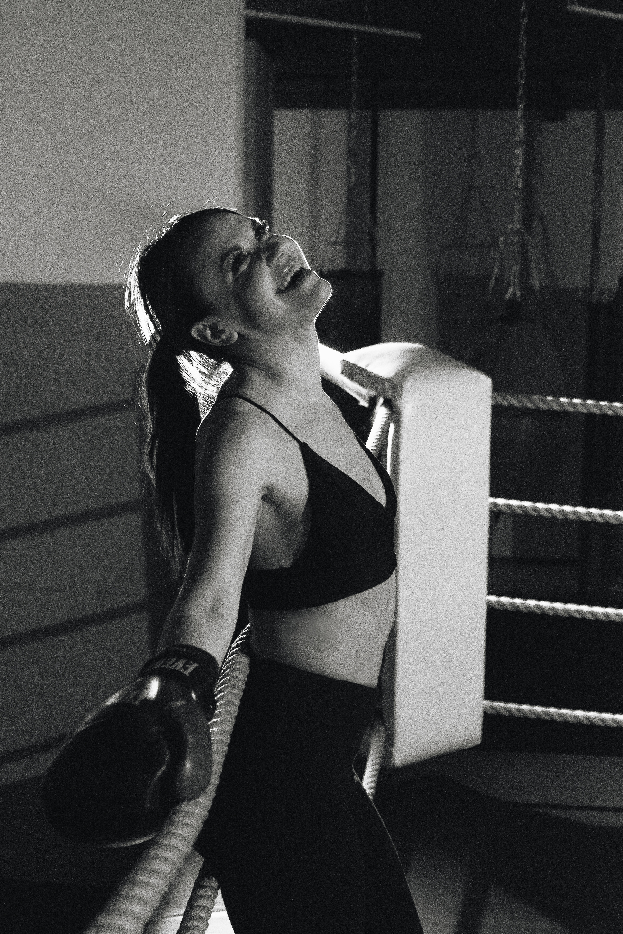 Инна. Тренировка по боксу. Фотограф Наташа Лисица