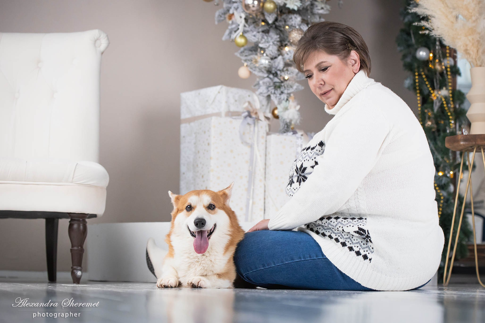 Лена & корги. Фотограф-анималист Александра Шеремет