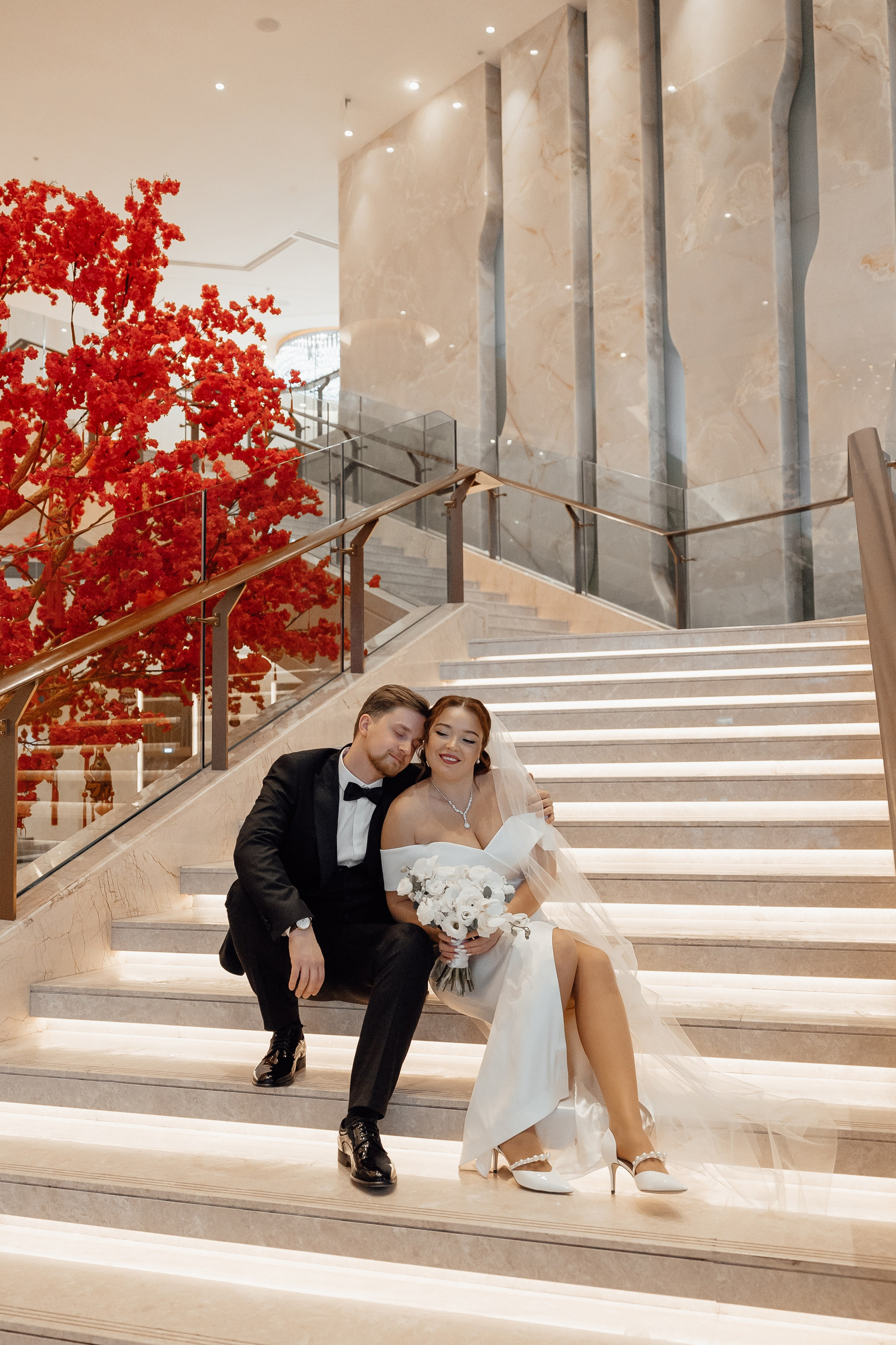 свадебная фотосессия в отеле Soluxe hotel Moscow