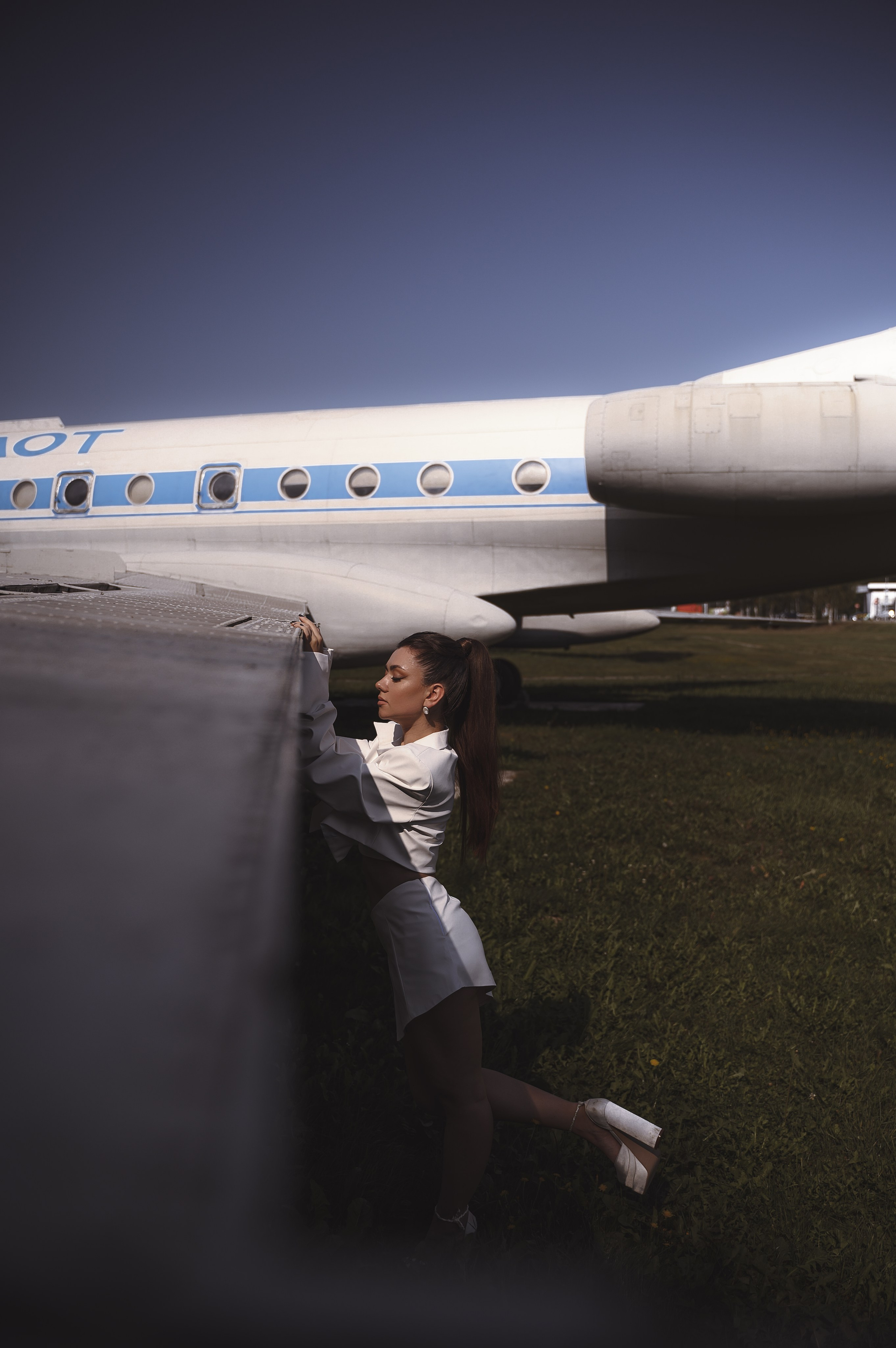 фотограф Минск, фотосессия с самолетом, фотограф Беларусь, фотосессия в аэропорту, съемка с самолетом 