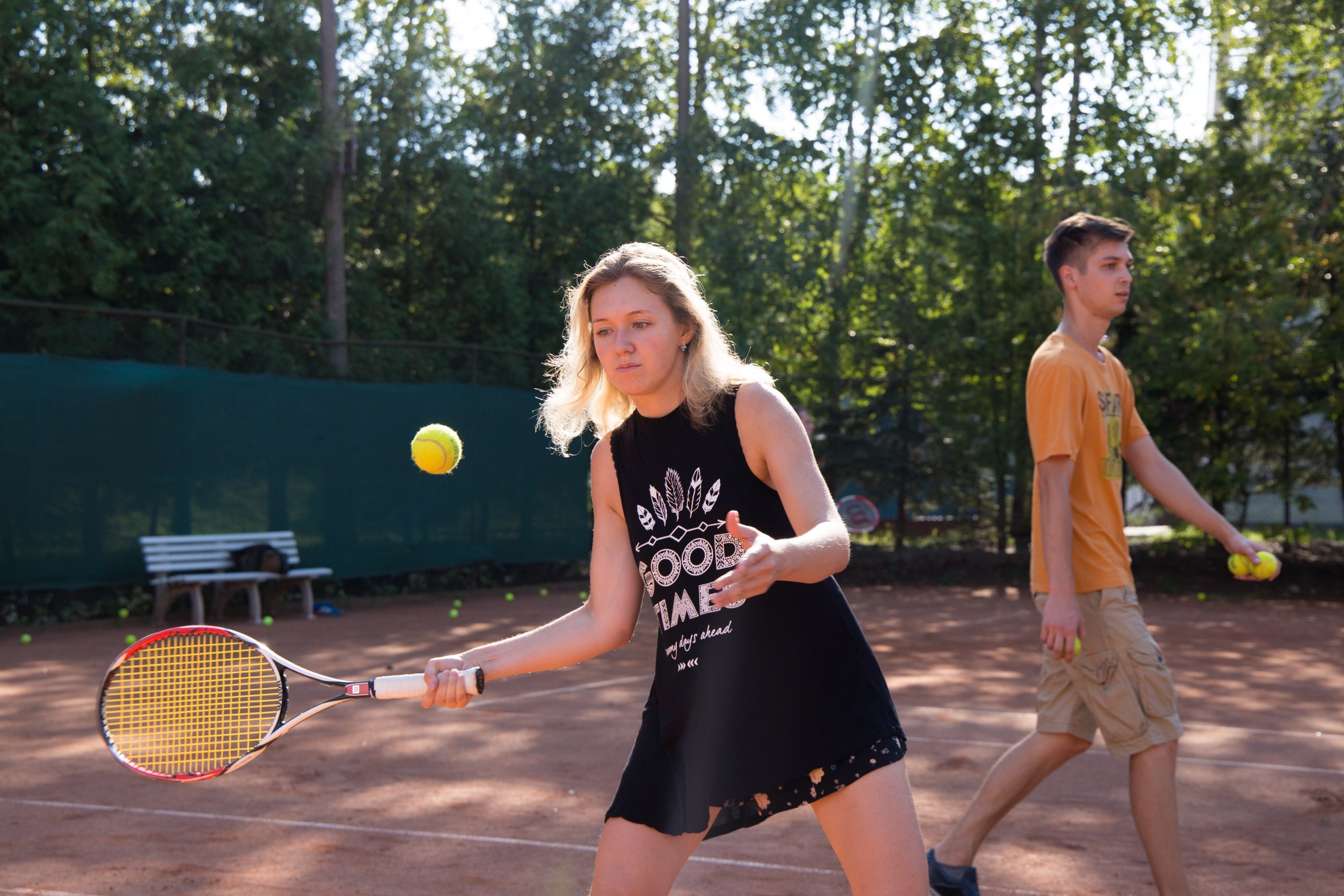 Мастер-класс по теннису | 21.08.2016. Галерея Фантим