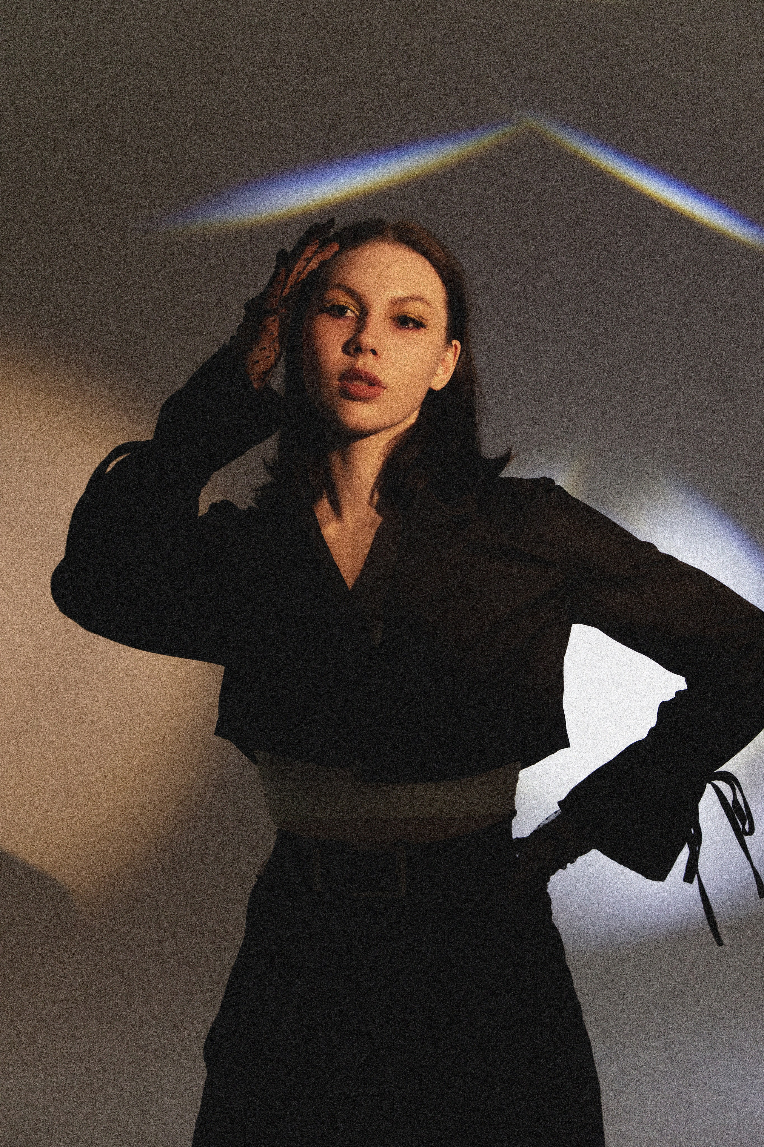 Цветной свет и Соня. Фотограф Надежда Погребняк | Рязань | Москва