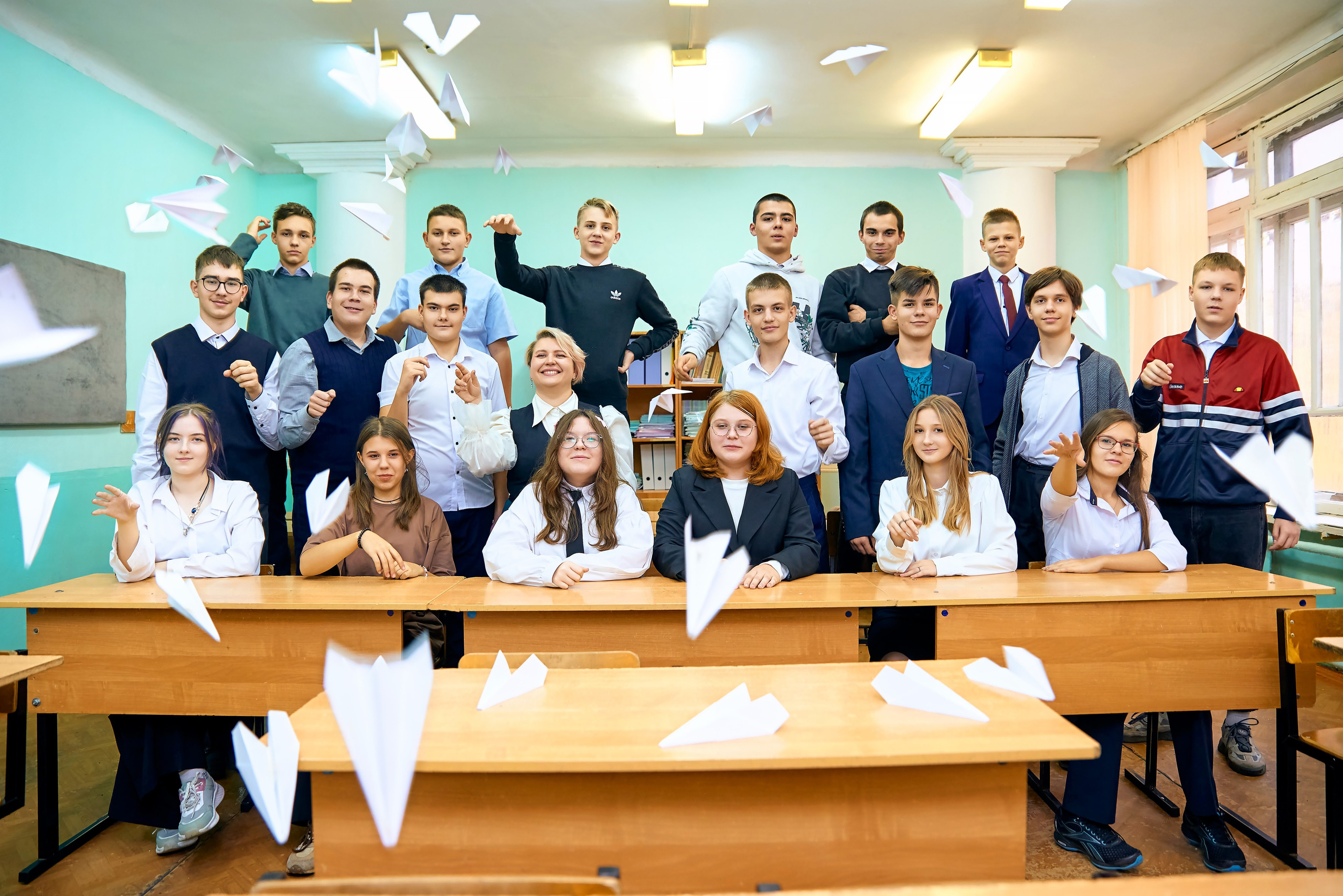 9В класс Школа № 20 выпуск 2025. Фотограф в Орле Павел Черкасов