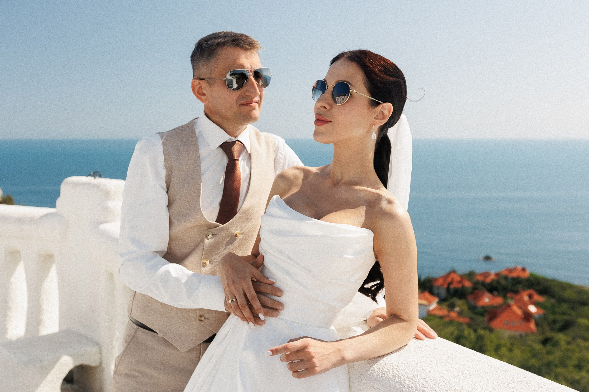 Вадим и Юлия — свадьба для двоих. Свадебный фотограф, фотосъемка в Крыму, Севастополе, Симферополе, Ялте