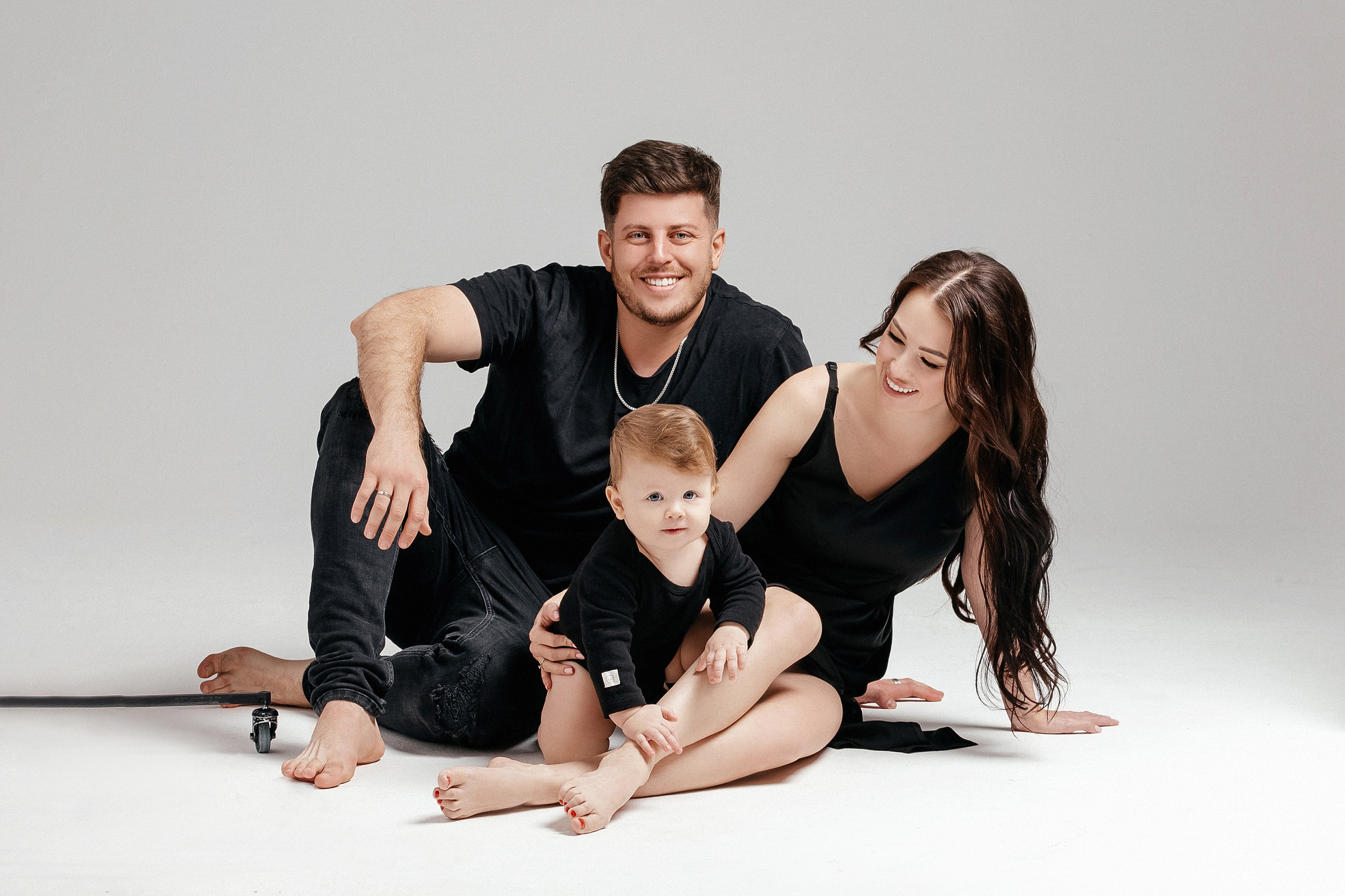 Стас, Анастасия и маленький Марк. Свадебный и студийный фотограф Ирина Котикова