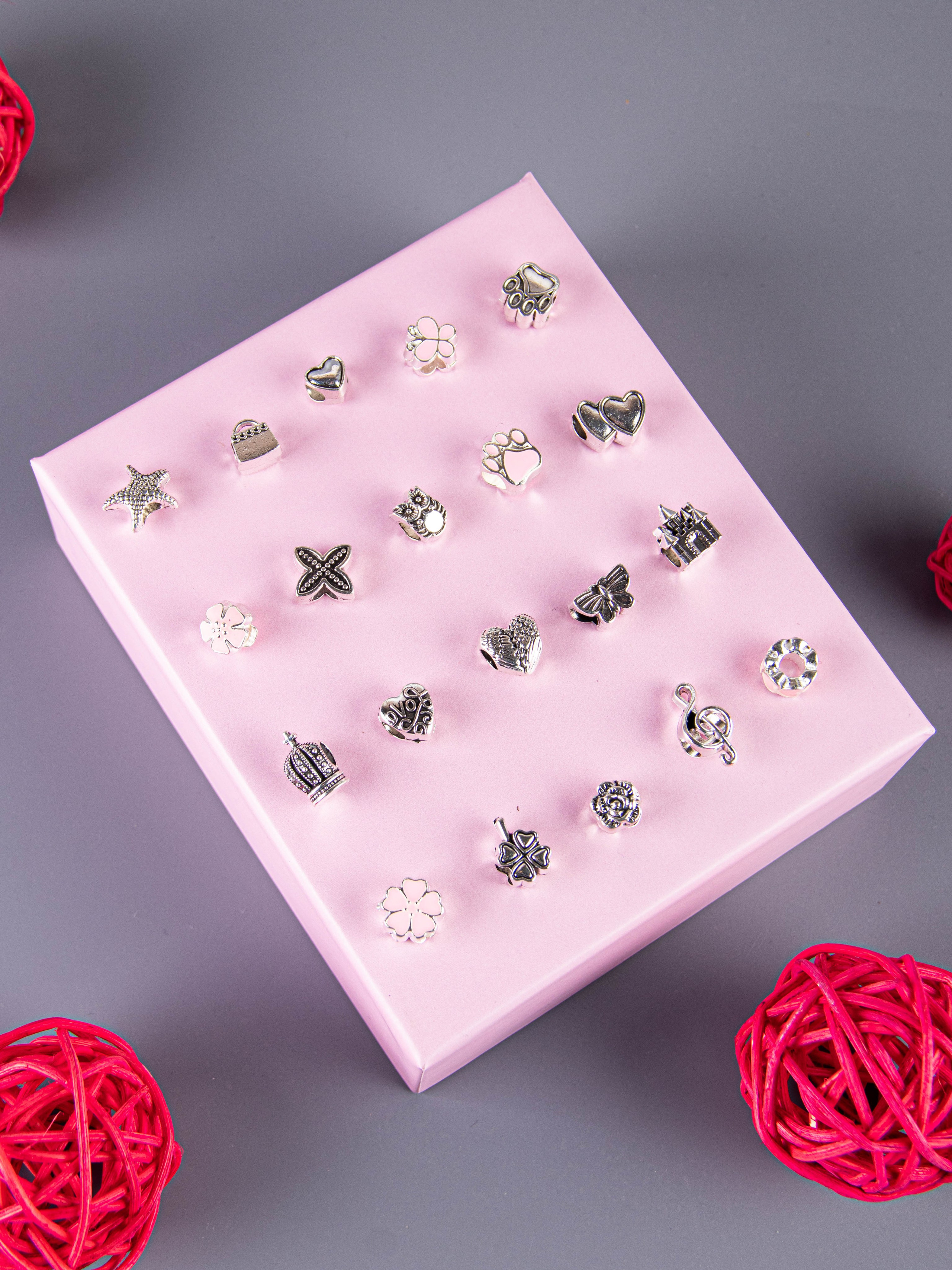 Наборы по созданию браслетов (розовый). «Матрица»