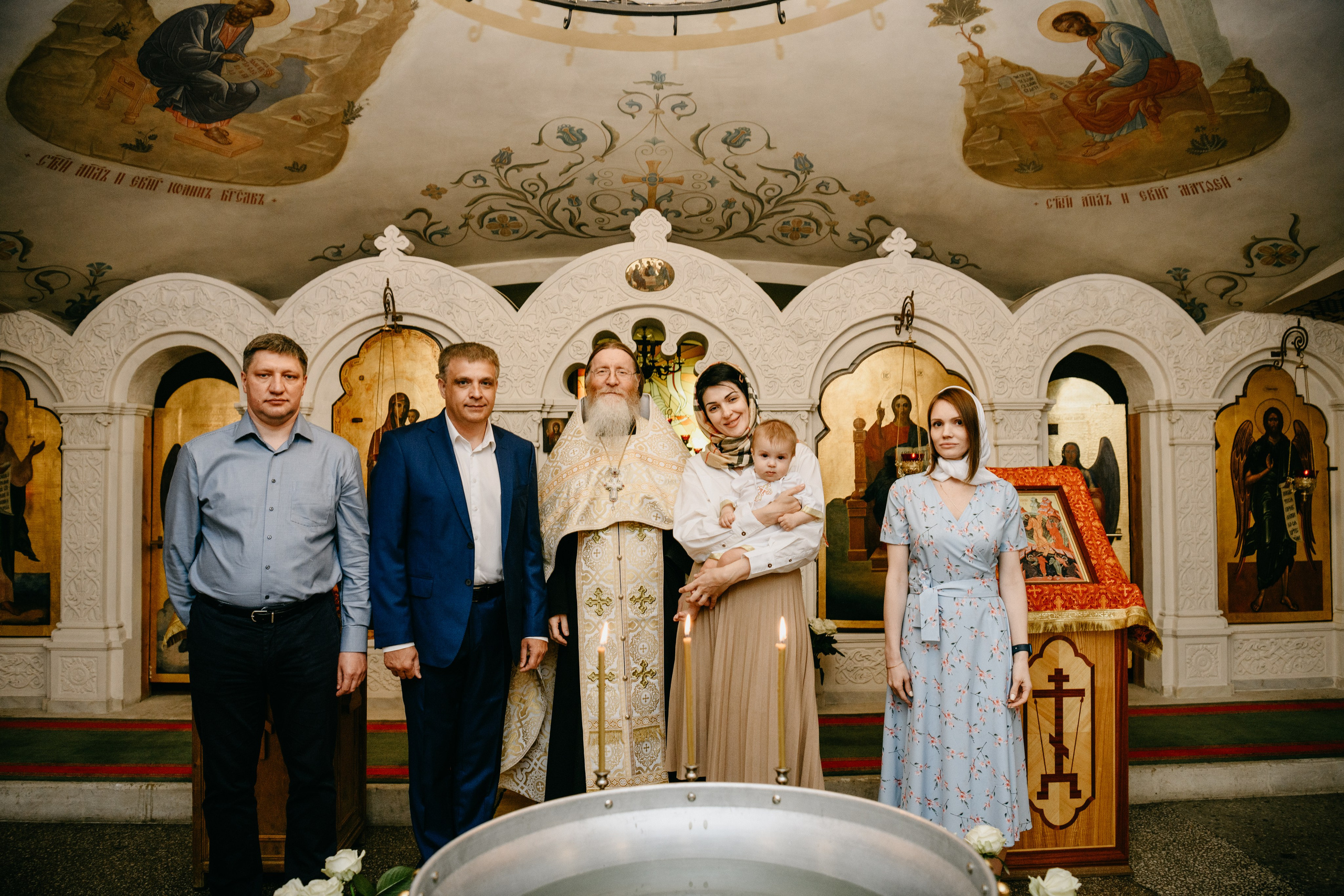 Крещение Александра. Фотограф на выписку из роддома в Москве и МО