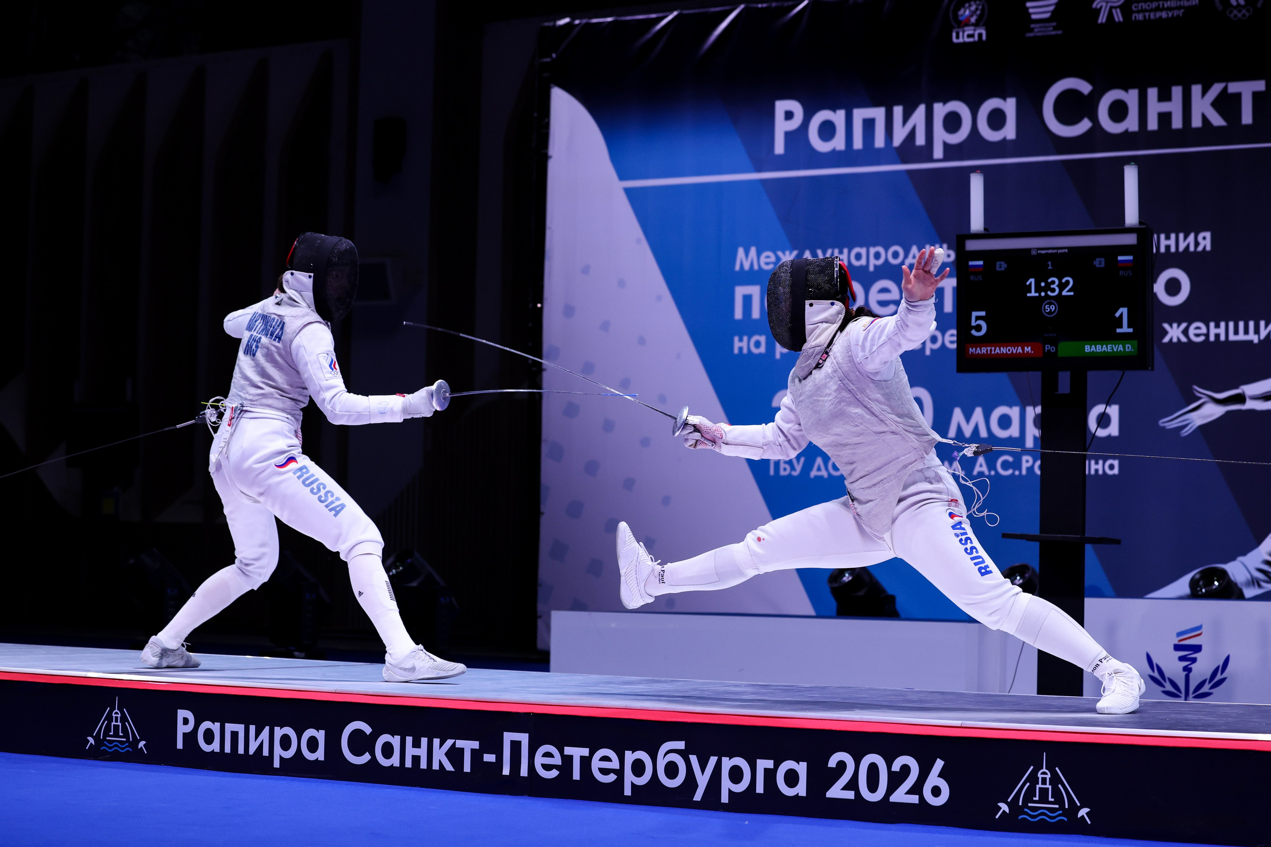 Рапира Санкт-Петербурга 2026 28-30.03.2026. Спортивный и репортажный фотограф Антон Тереханов