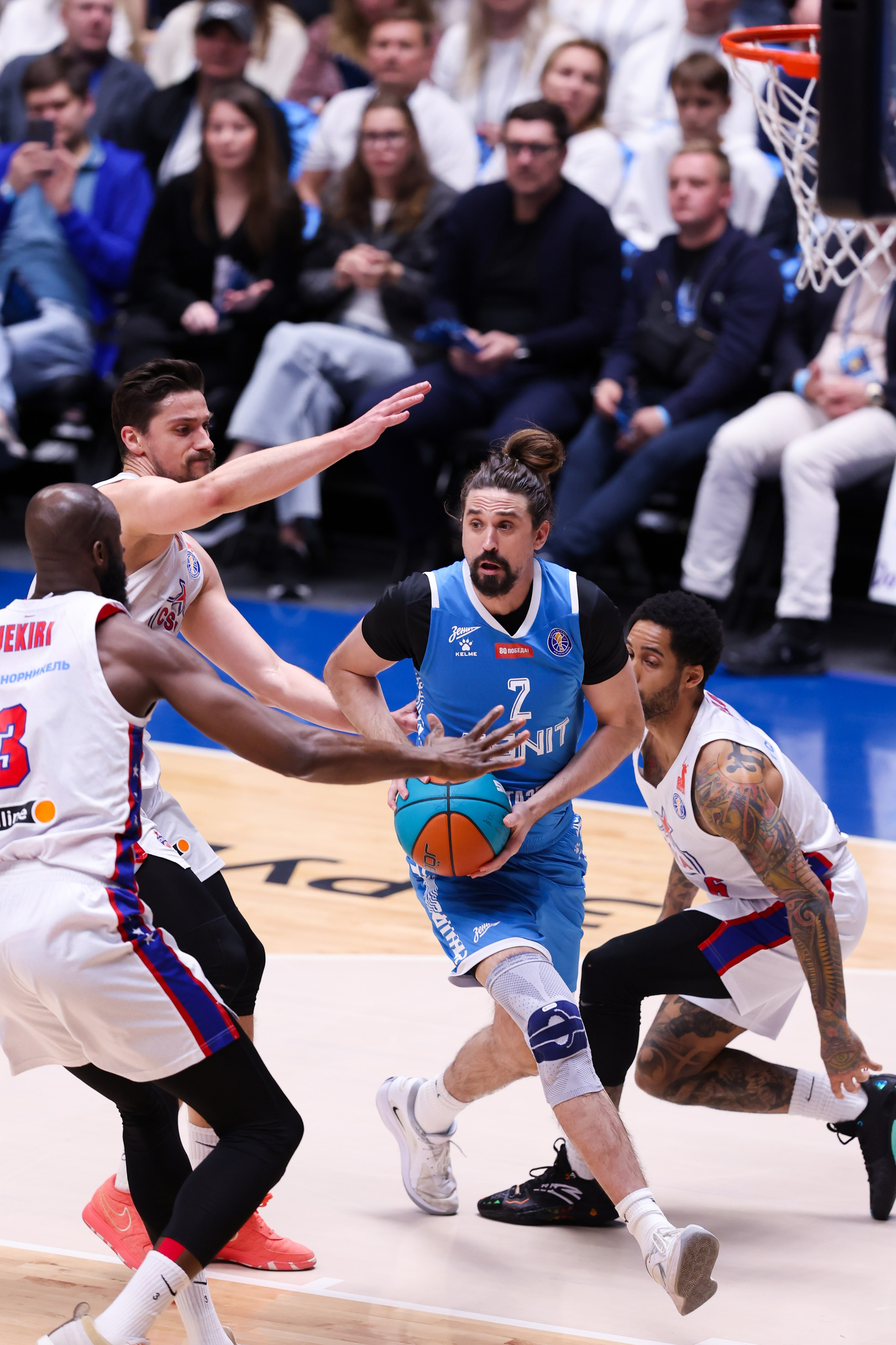 БК «Зенит» — ПБК «ЦСКА» финал ЕЛ ВТБ 5 игра 06.06.2025. Спортивный и репортажный фотограф Антон Тереханов