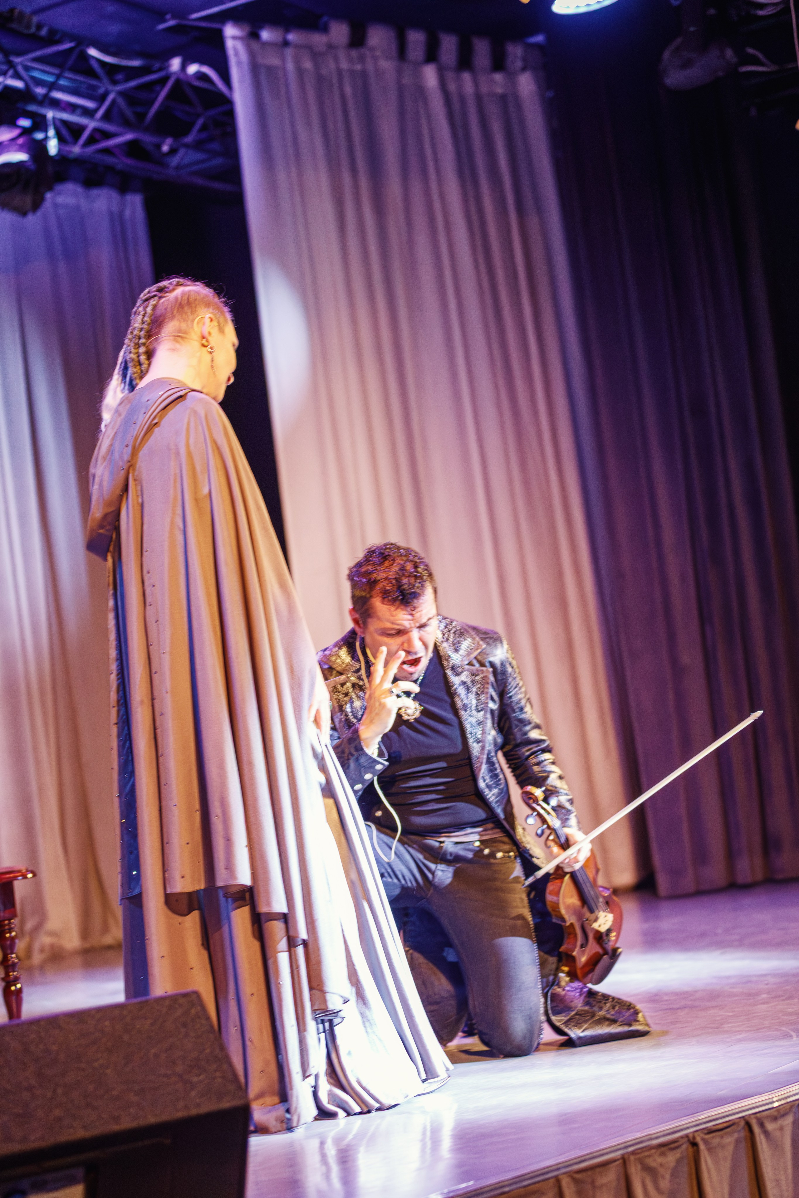 Мюзикл. Скрипка Паганини. Бэкстейдж. Фотограф портретист в Троицке и Москве Иван Парусиди