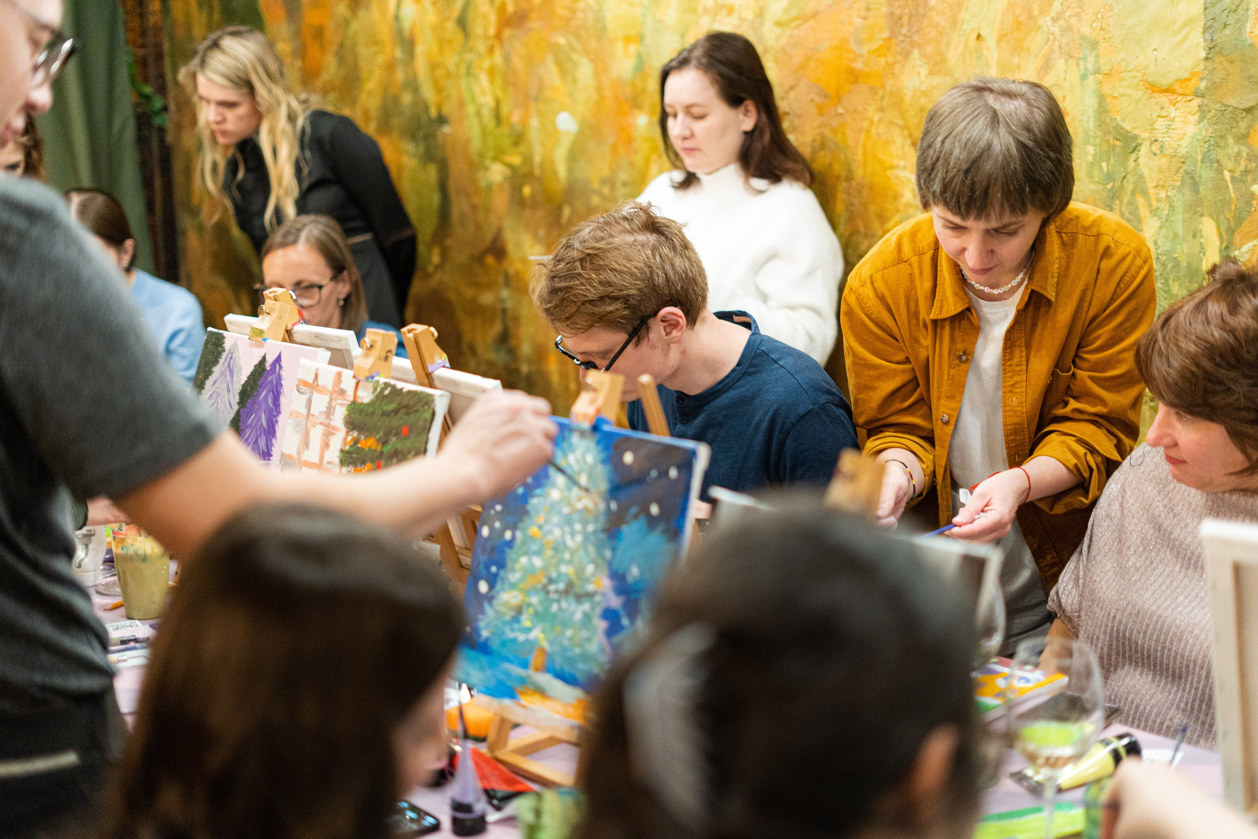 Корпоратив Teach Me Art 2. Портретный фотограф в Москве и Санкт-Петербурге Арина Чех