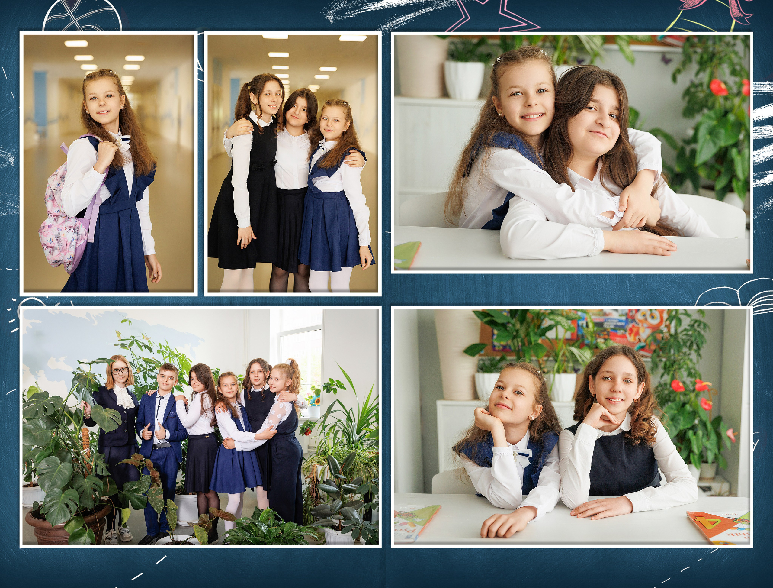 СОШ 3 разворота индивидуальный. Семейный и индивидуальный фотограф в Химках и Москве