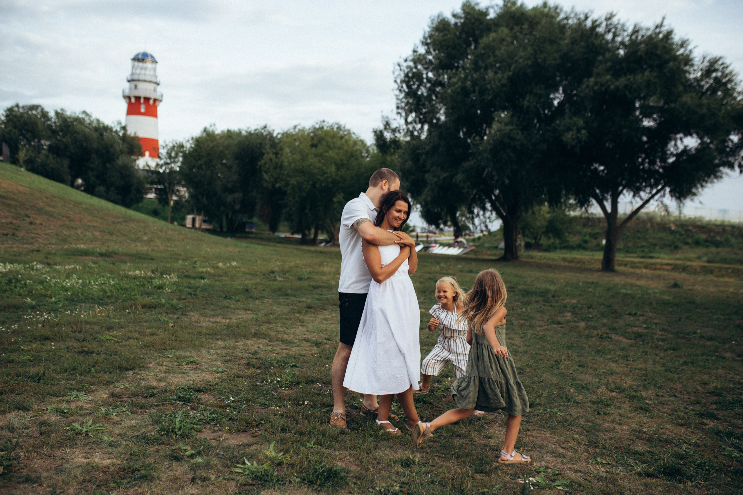 Прогулка на маяке с Дашей и ее семьей. Семейный и детский фотограф в Рязани Екатерина Воронцова