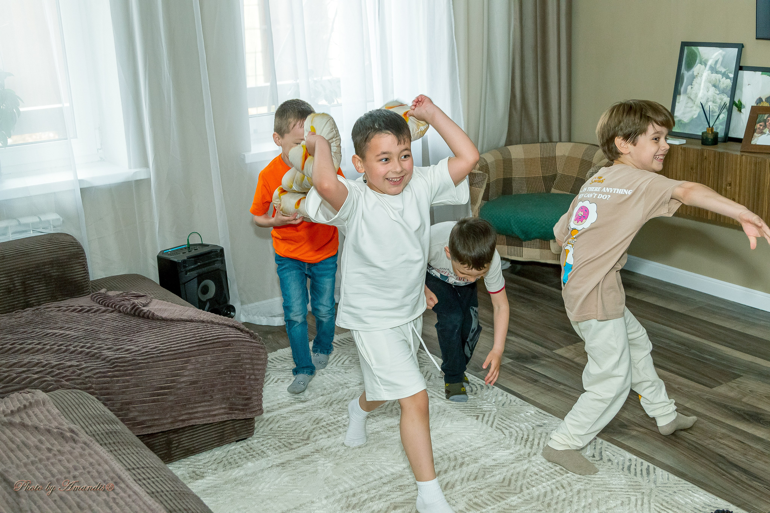 День рождения Лёвы (6 лет). Репортажная съемка в Москве и области. Анималистика