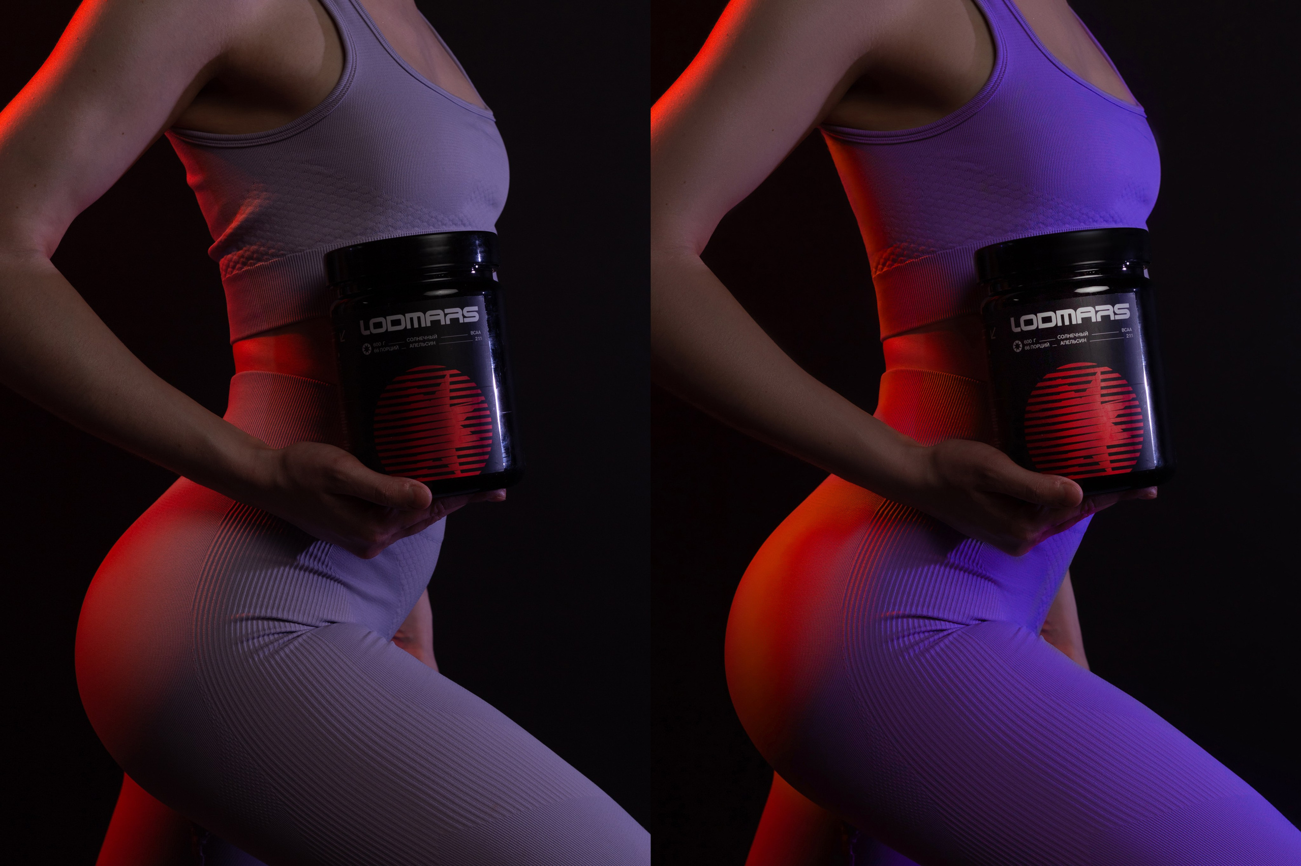 Для рекламы спортивной одежды и питания