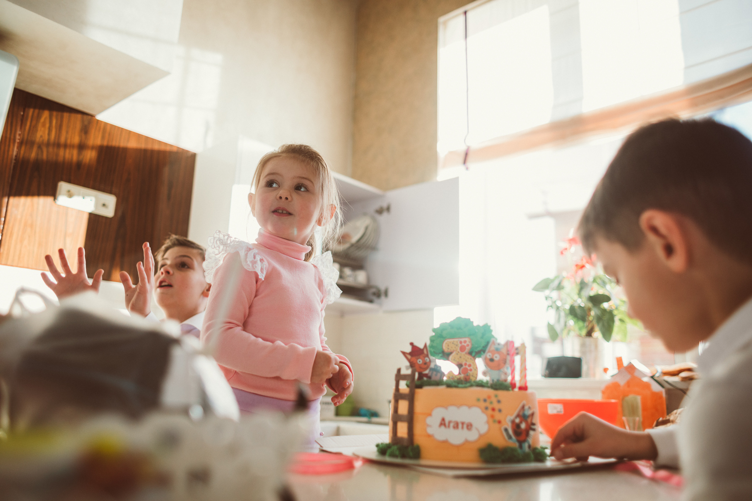 АГАТА И КОТИКИ | ДЕНЬ РОЖДЕНИЯ 3 ГОДИКА. Фотограф Наташа Румянцева