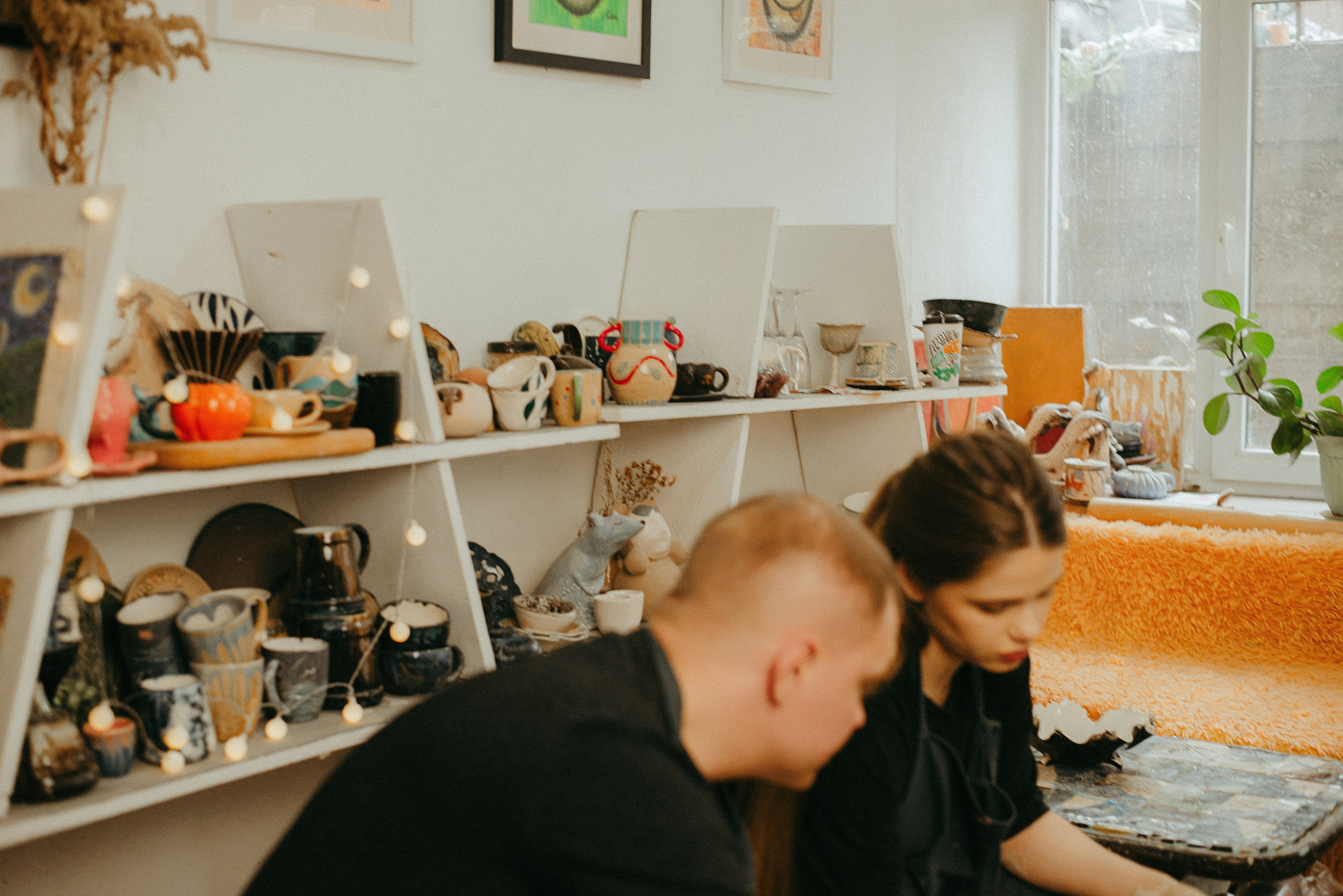 Троицкие в гончарной мастерской. Семейный и детский фотограф Иваново Ксения Азаренкова